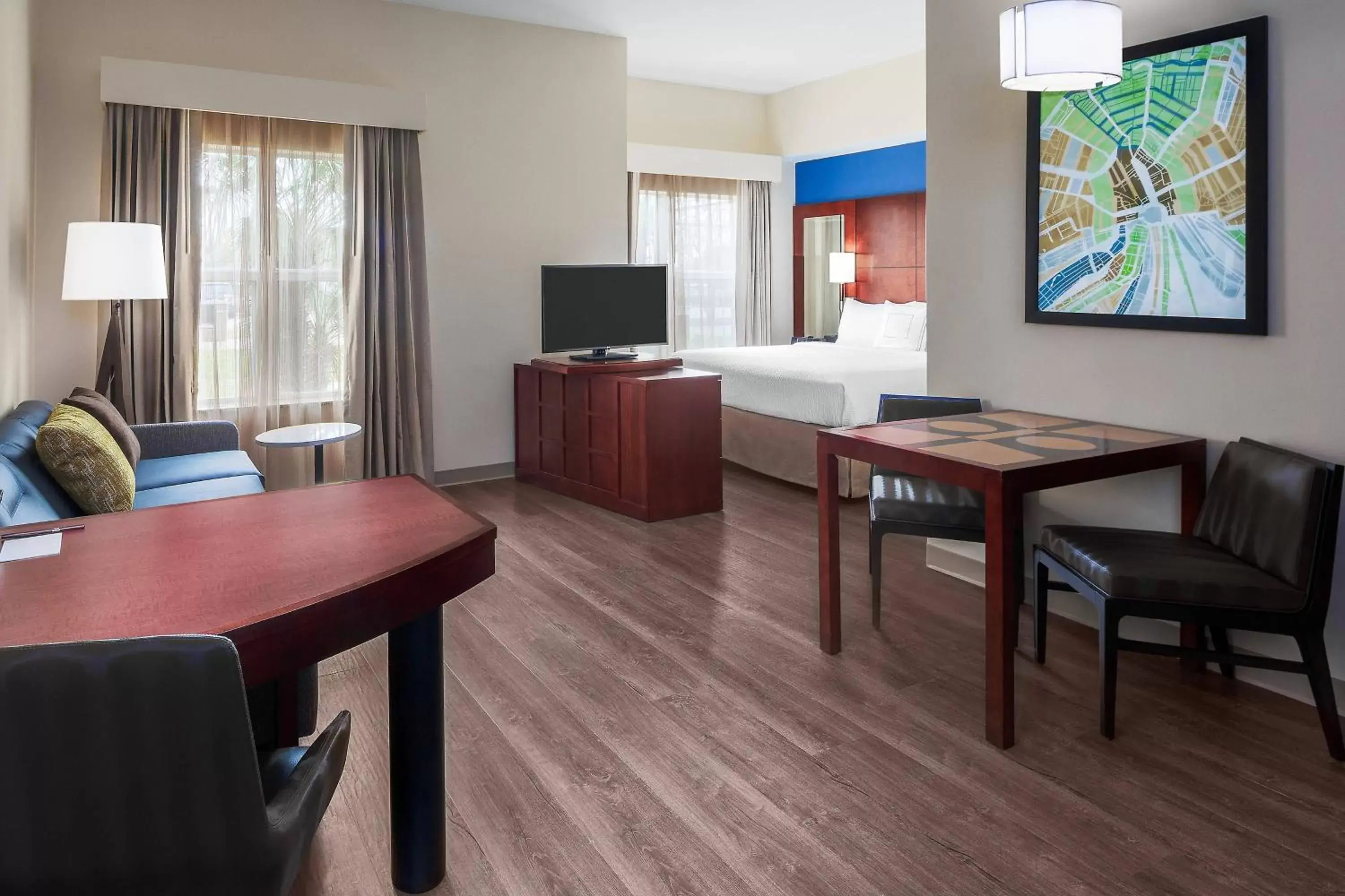 Photo of the whole room, TV/Entertainment Center in Residence Inn by Marriott Houston Katy Mills