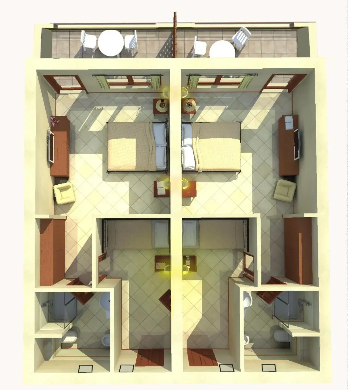 Floor Plan in Hotel Airone isola d'Elba