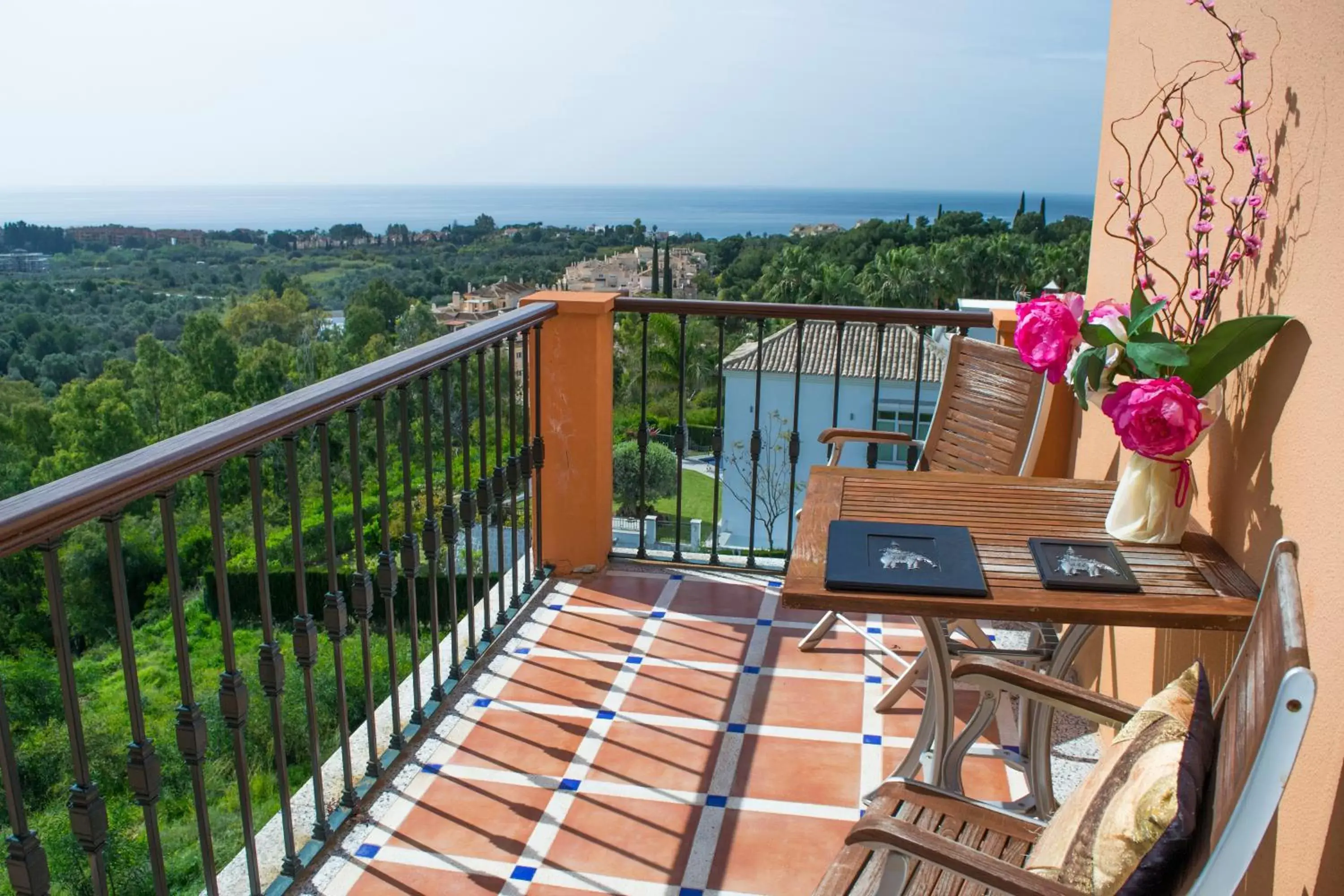 View (from property/room), Balcony/Terrace in The Marbella Heights Boutique Hotel