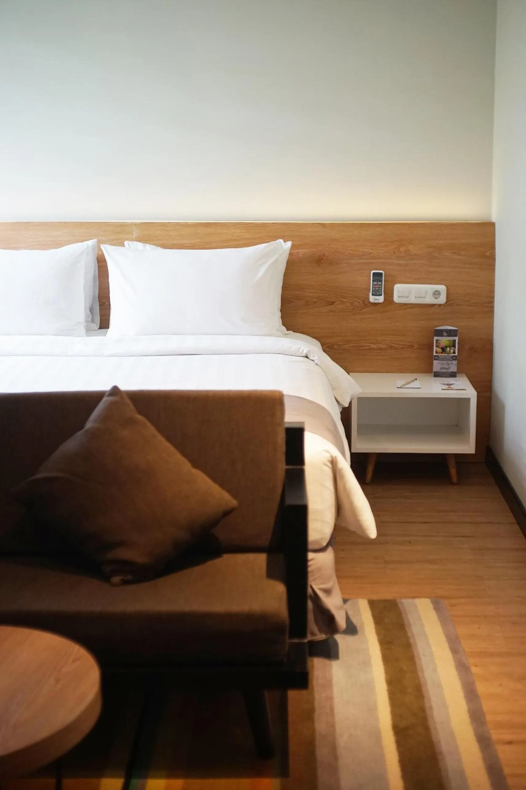 Bed in Allstay Ecotel Yogyakarta