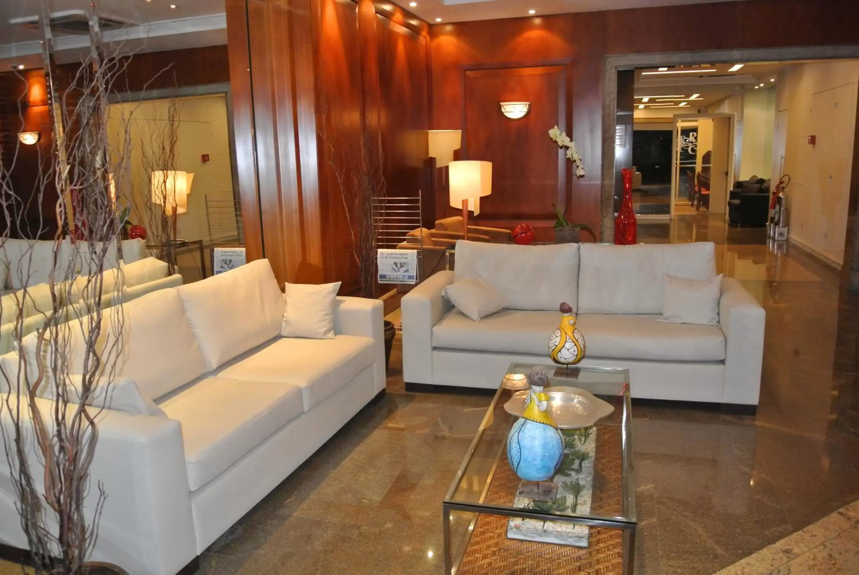 Living room, Lobby/Reception in Augusto's Rio Copa Hotel