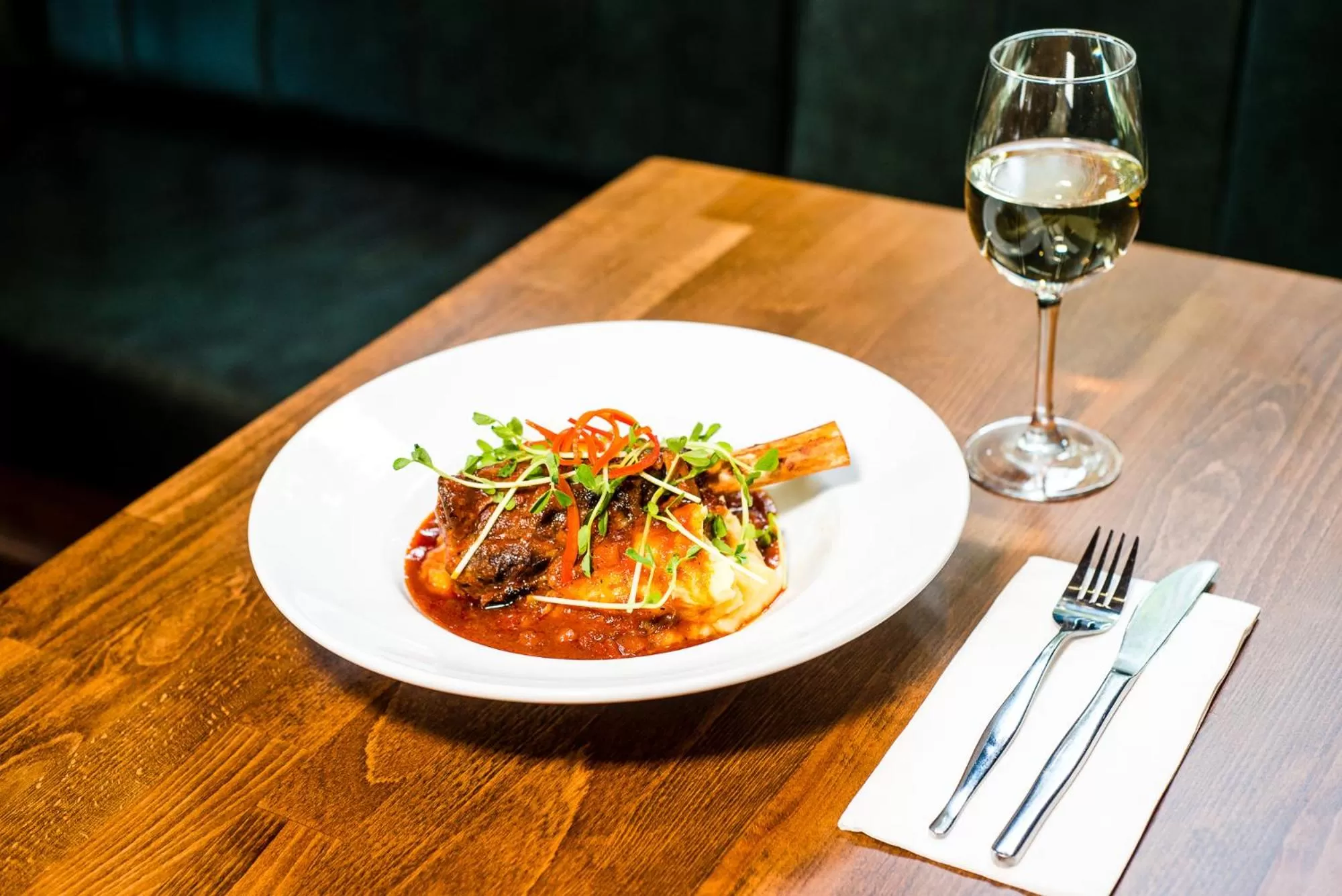 Food close-up in Shakespeare Hotel