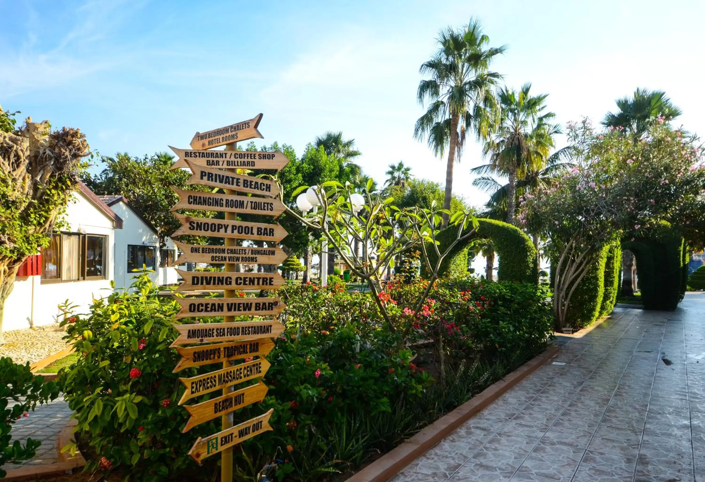 Garden, Property Building in Sandy Beach Hotel & Resort