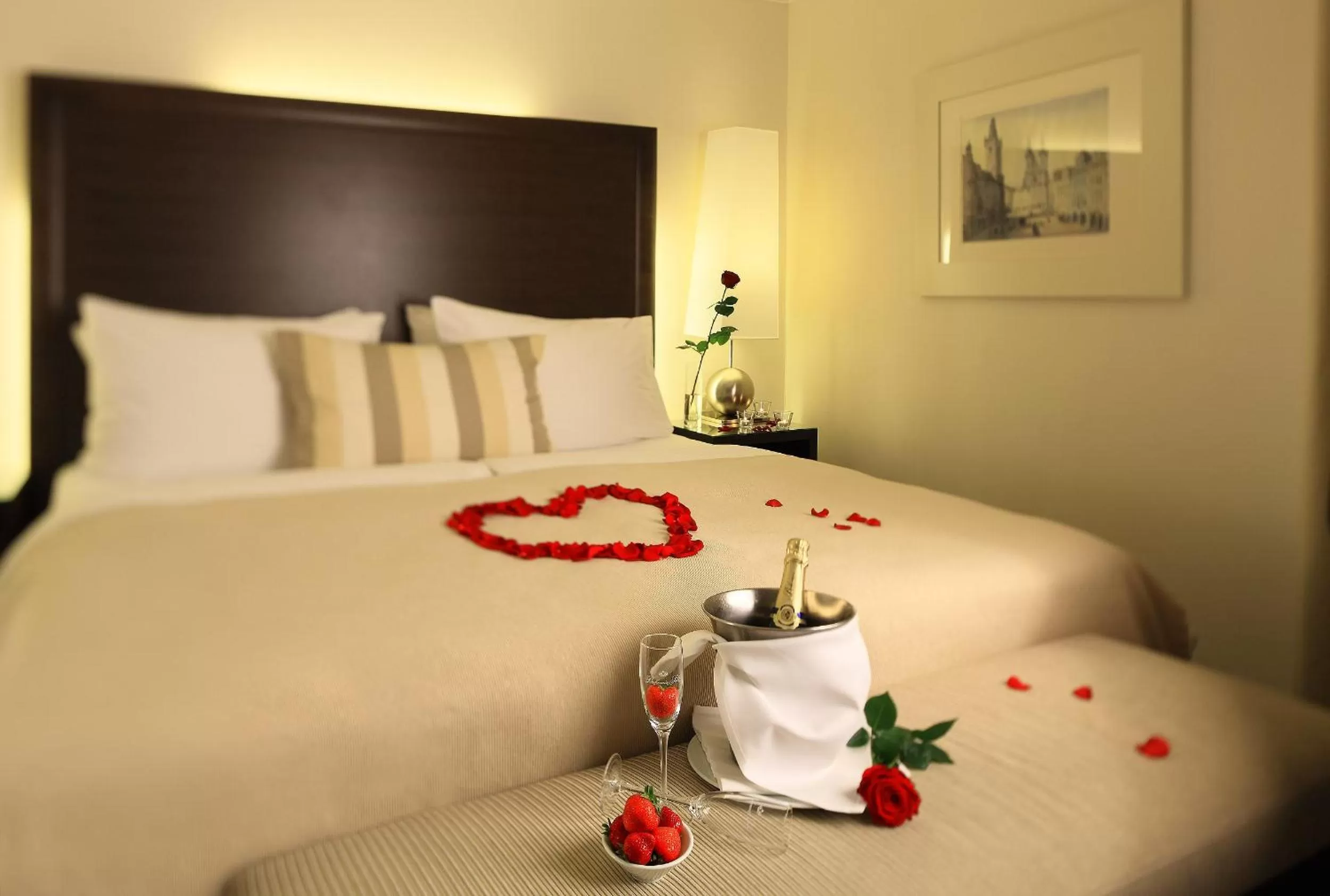 Bed in Grand Hotel Bohemia