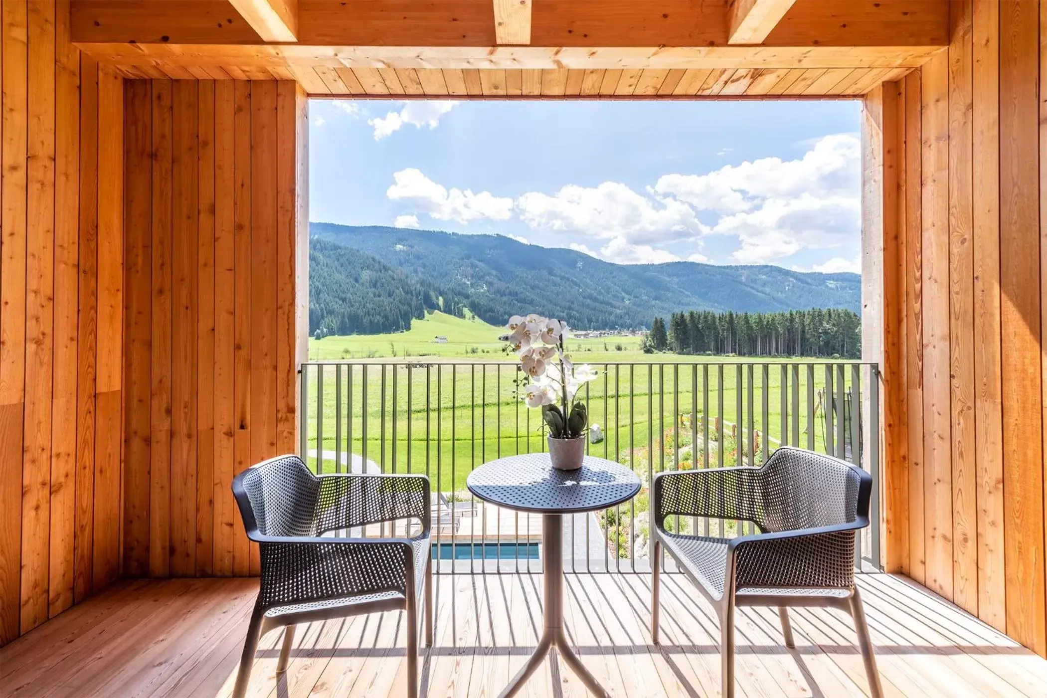 Balcony/Terrace, Mountain View in Hotel Tyrol
