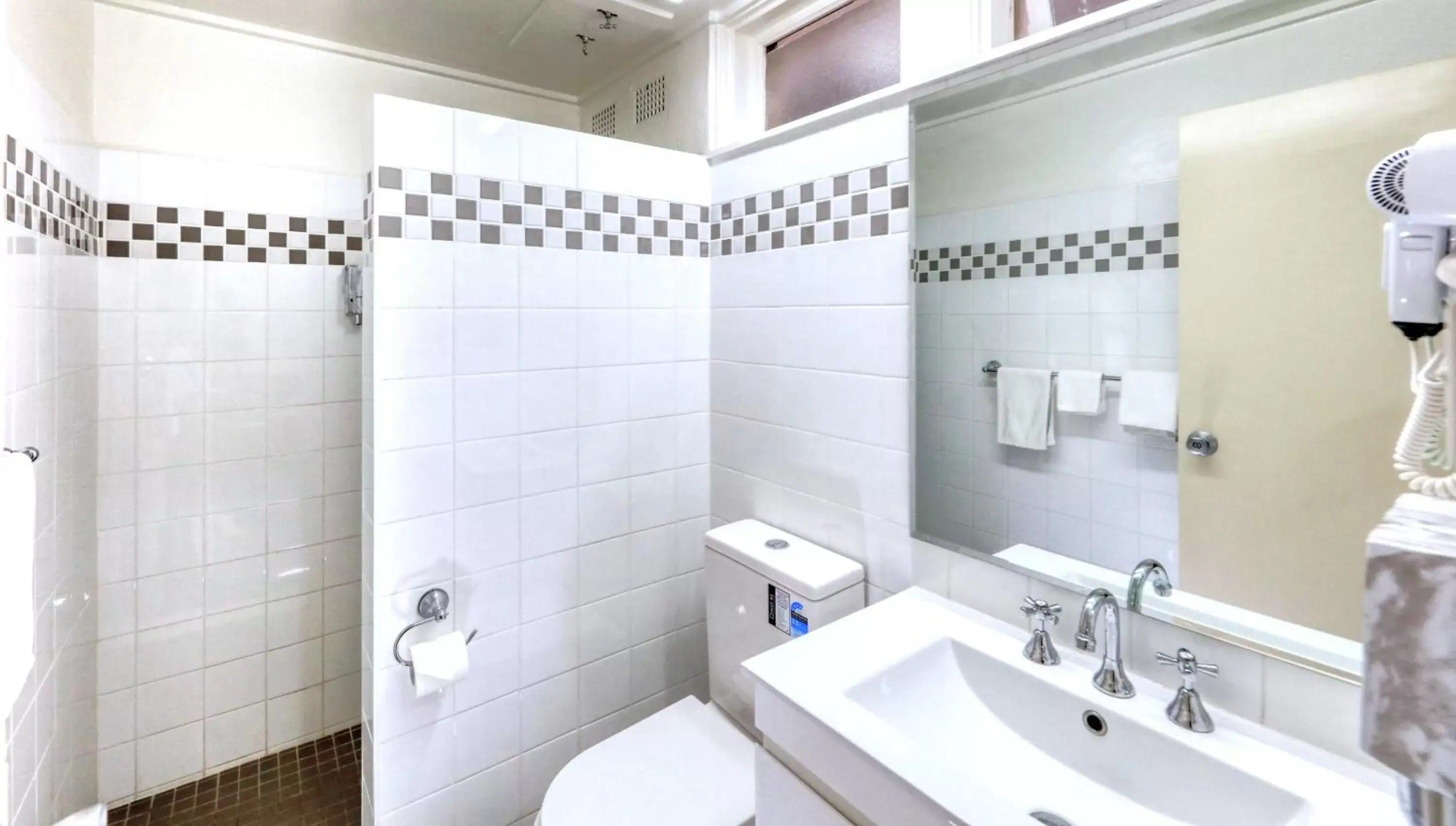 Shower, Bathroom in Goulburn Central Motel