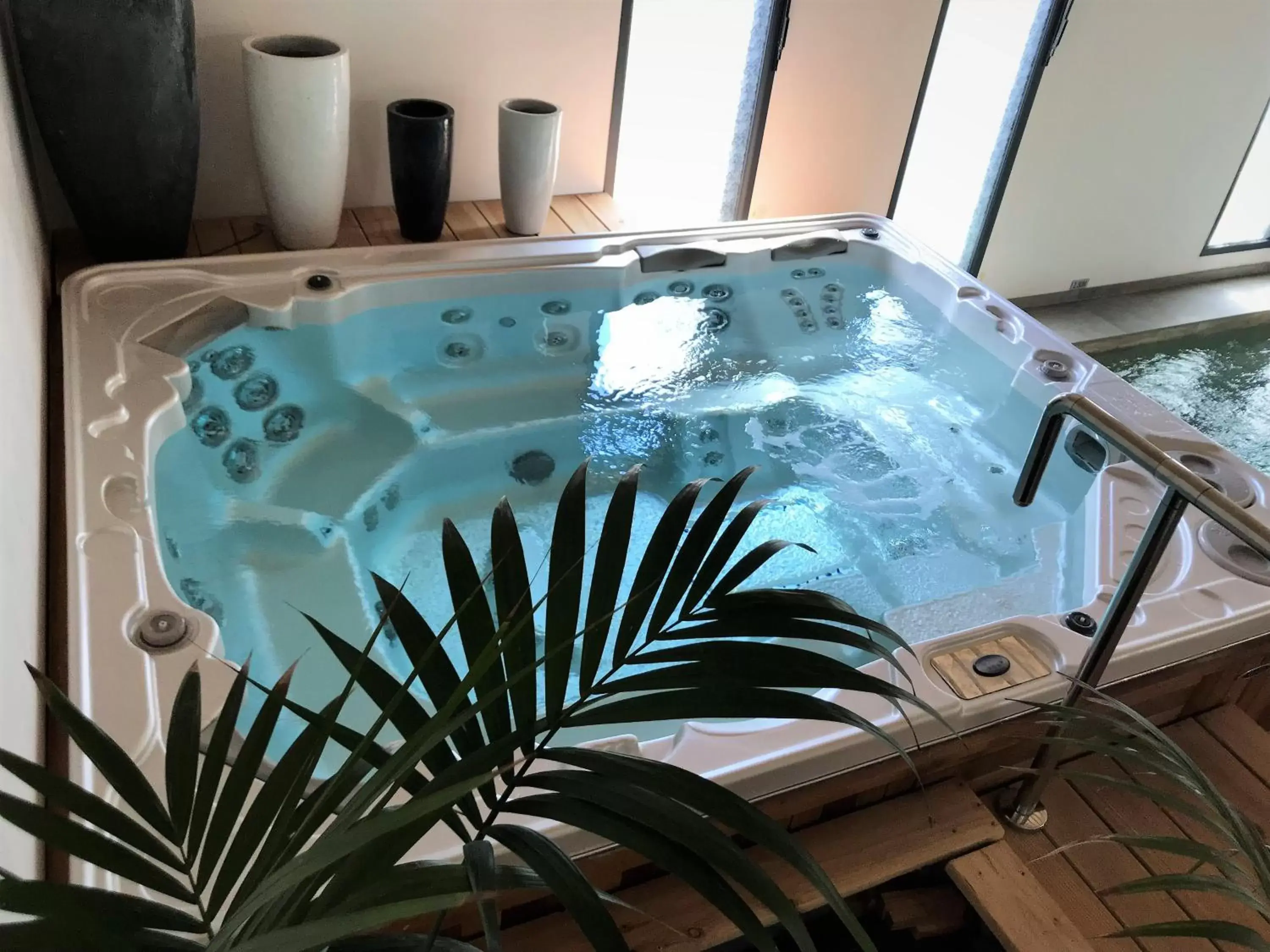 Hot Tub, Swimming Pool in Le Clos Saint Michel & Spa