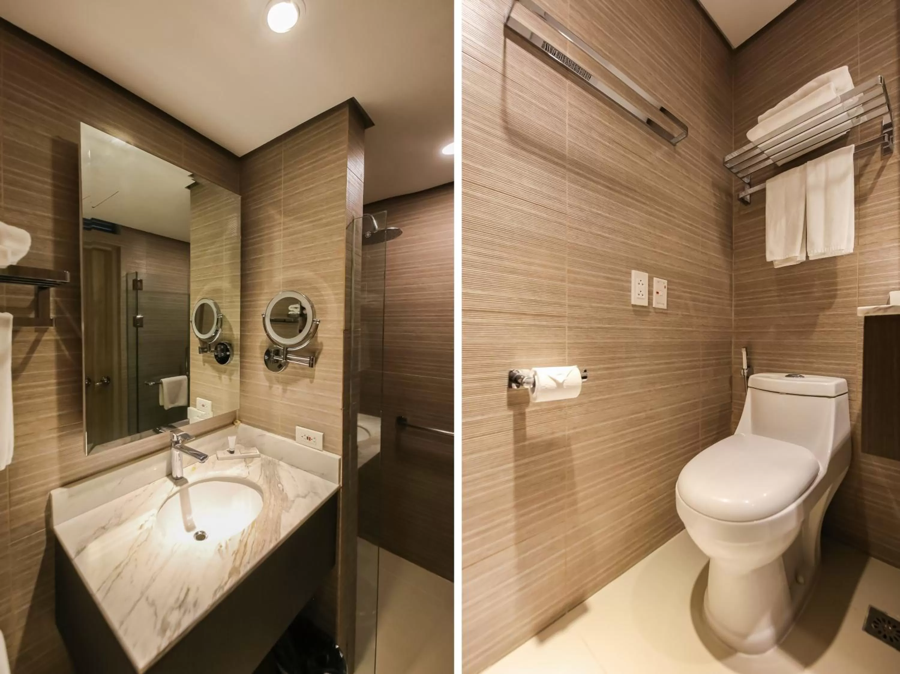 Bathroom in Capital O 804 The Residences at Bonifacio Civic Center