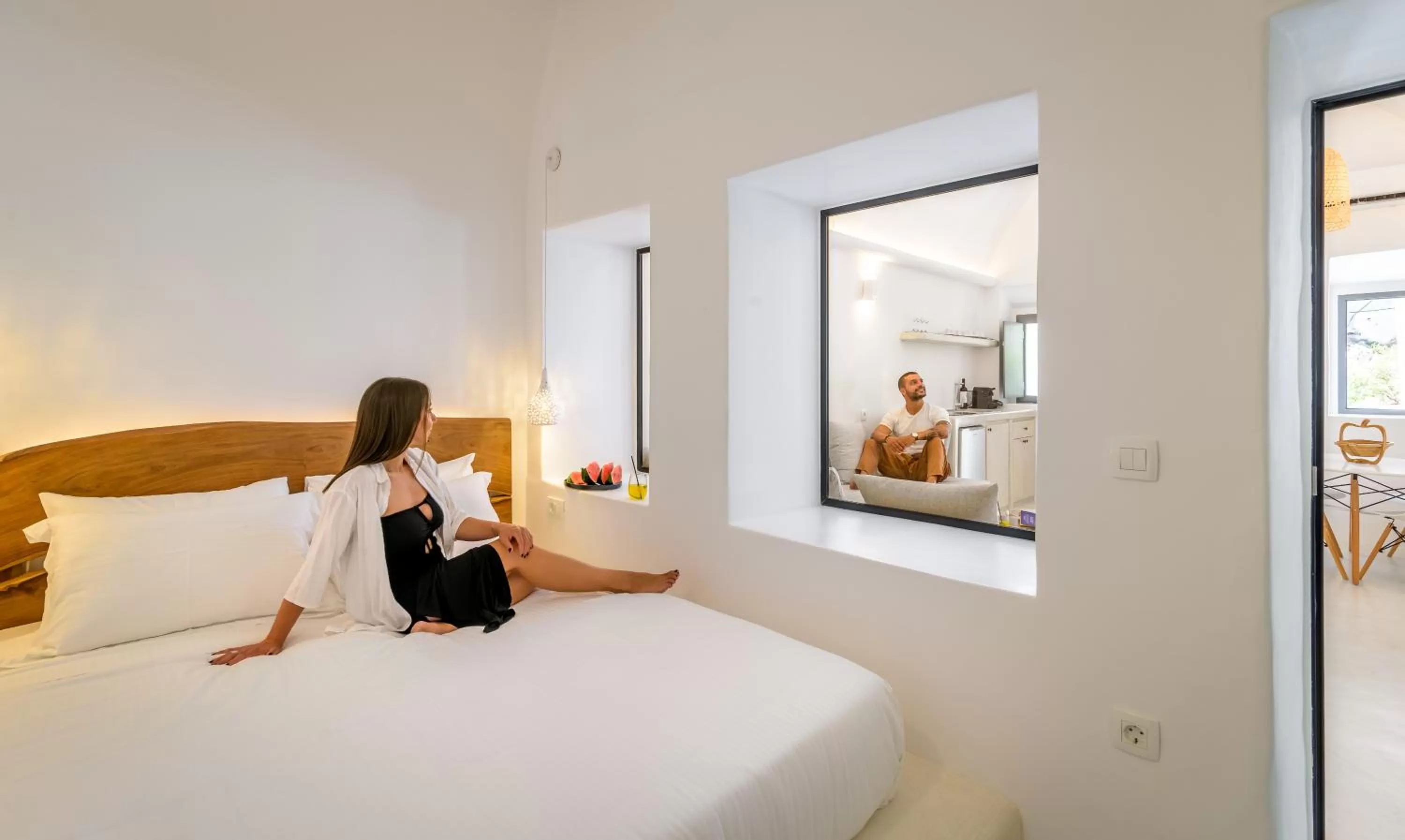 Bedroom in Anila Suites