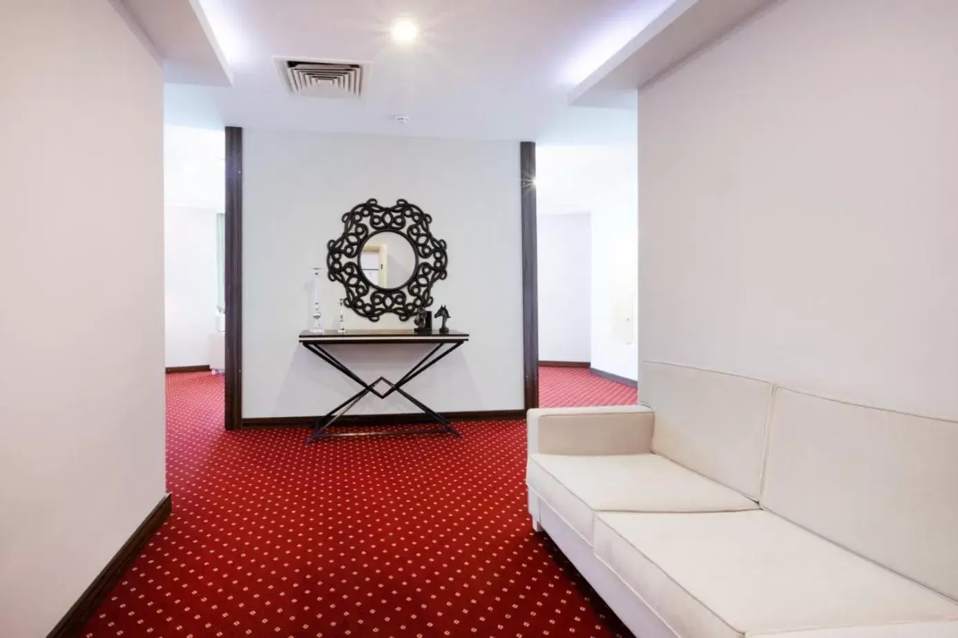 Seating area in Sky Tower Hotel