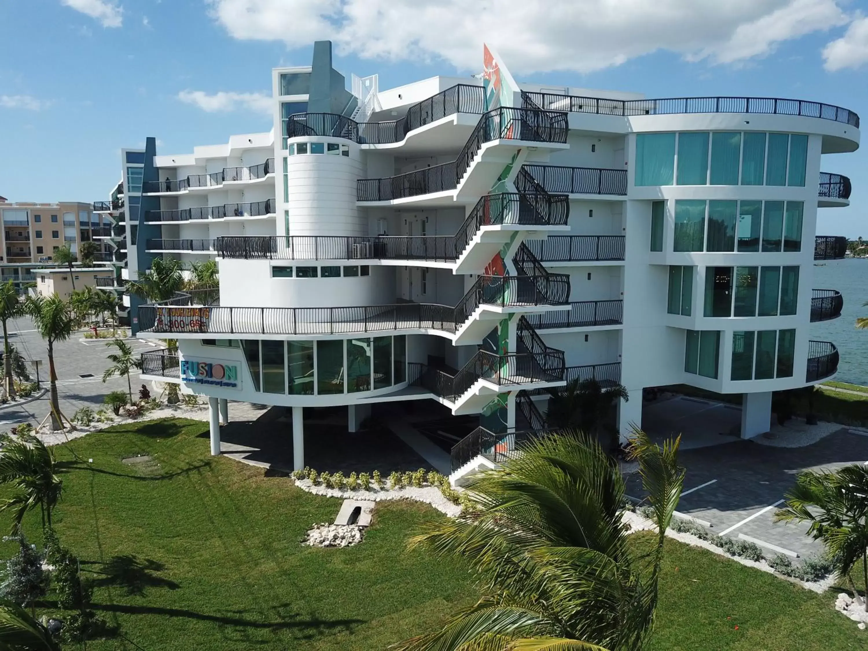 Property building in FUSION Resort Waterfront Suites Property building in FUSION Resort Waterfront Suites