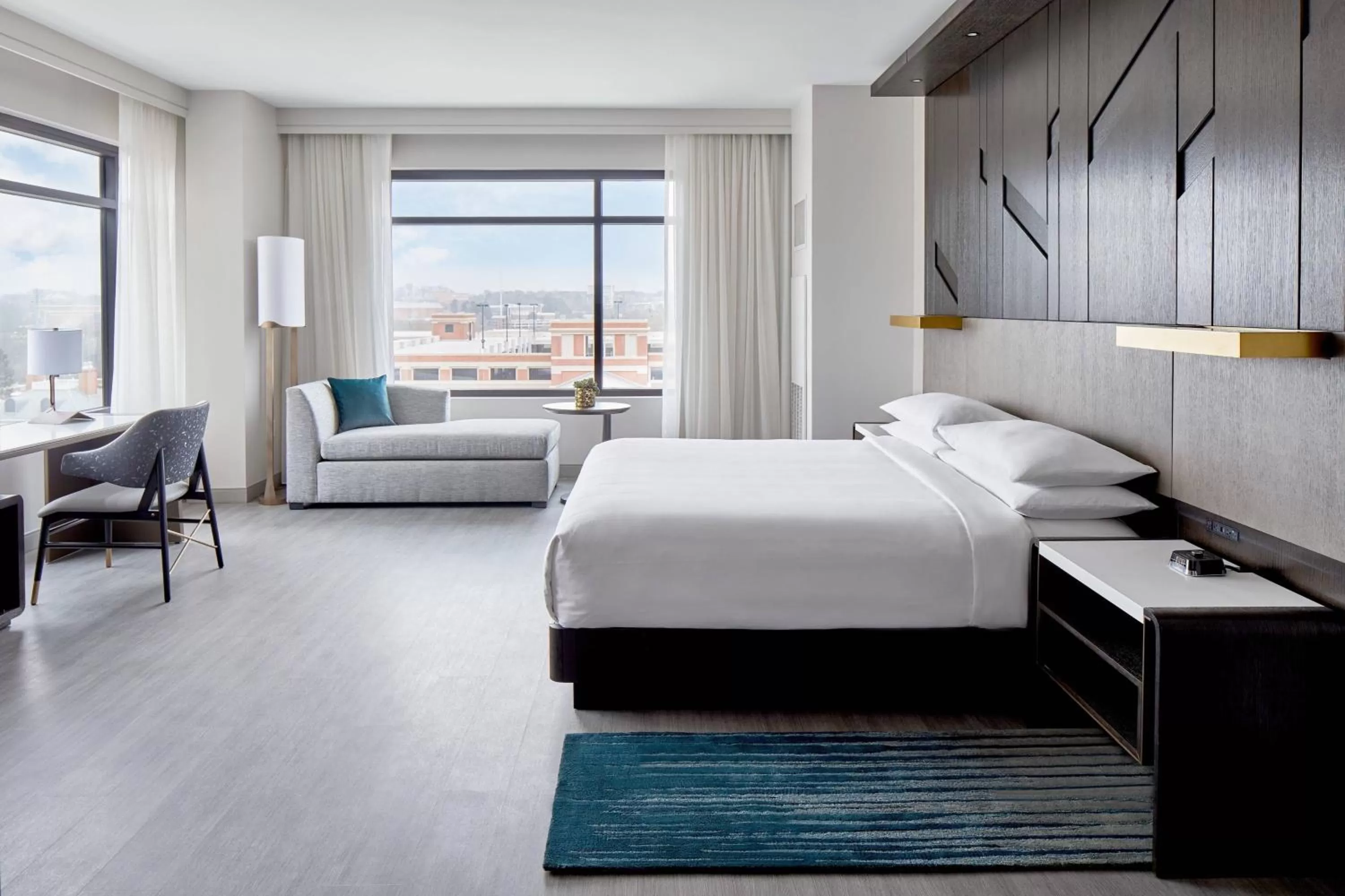 Photo of the whole room, Bed in UNC Charlotte Marriott Hotel & Conference Center