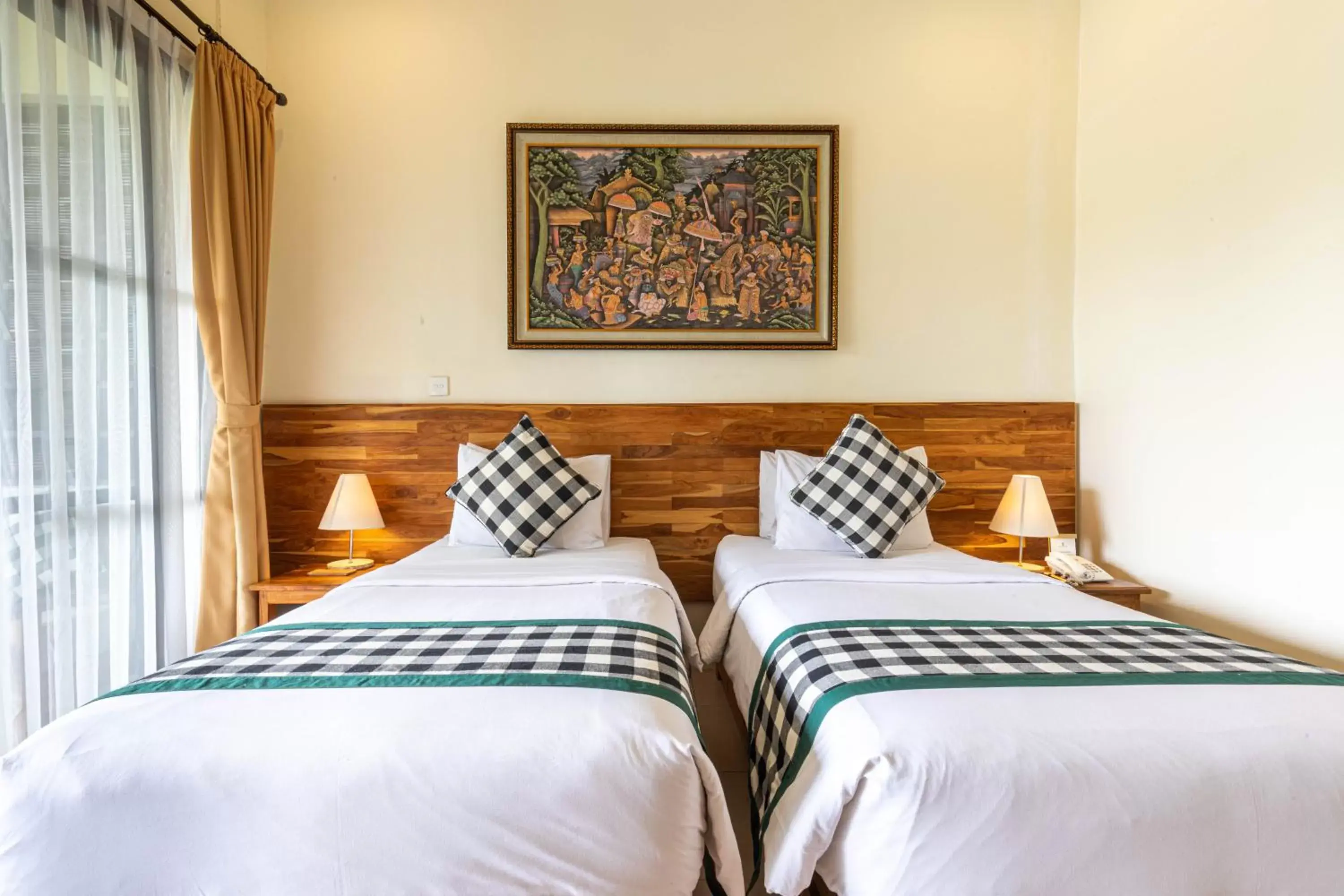 Bed in Meruhdani Boutique Hotel Ubud