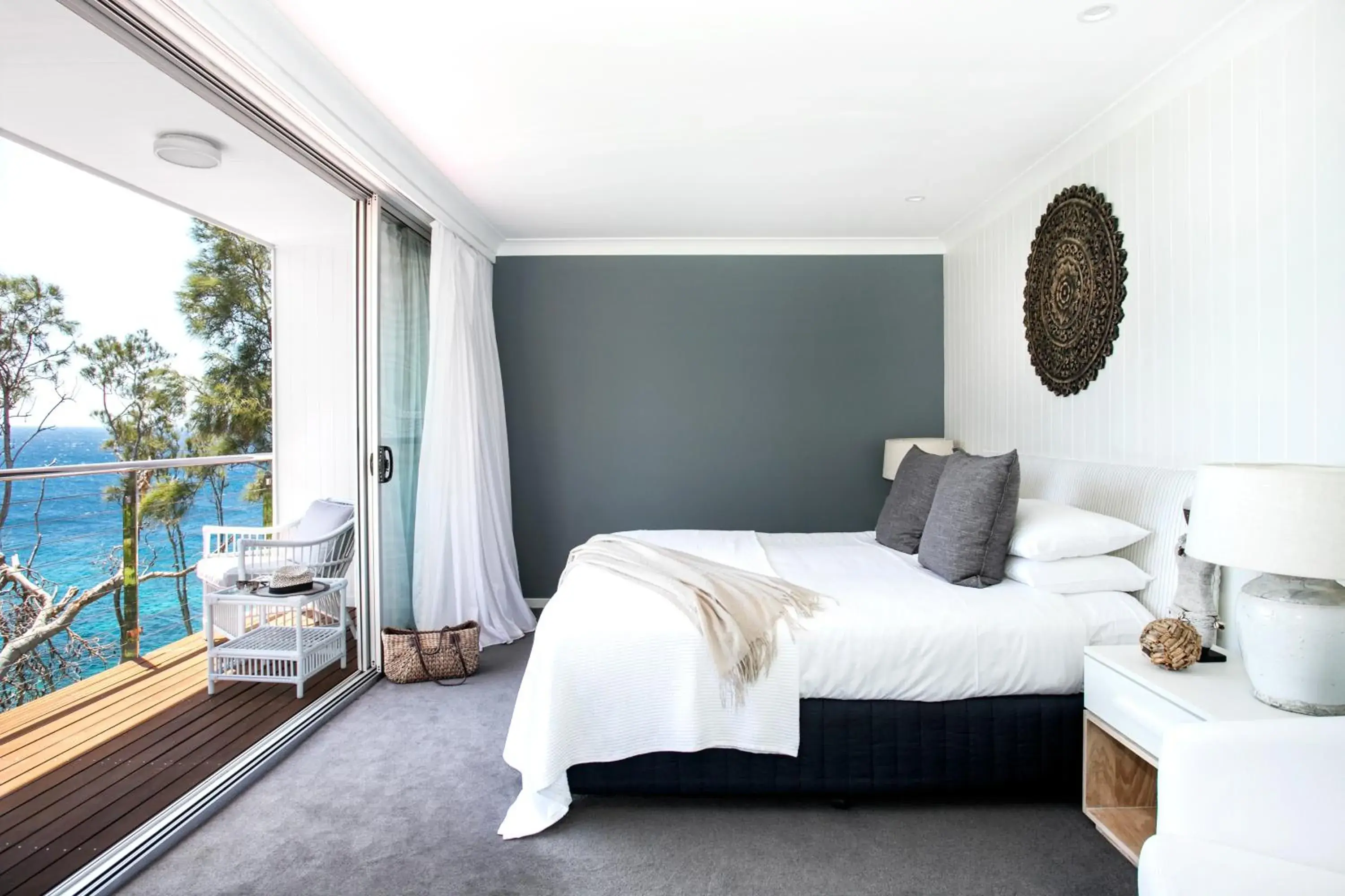 Bedroom, Bed in Bannisters by the Sea Mollymook