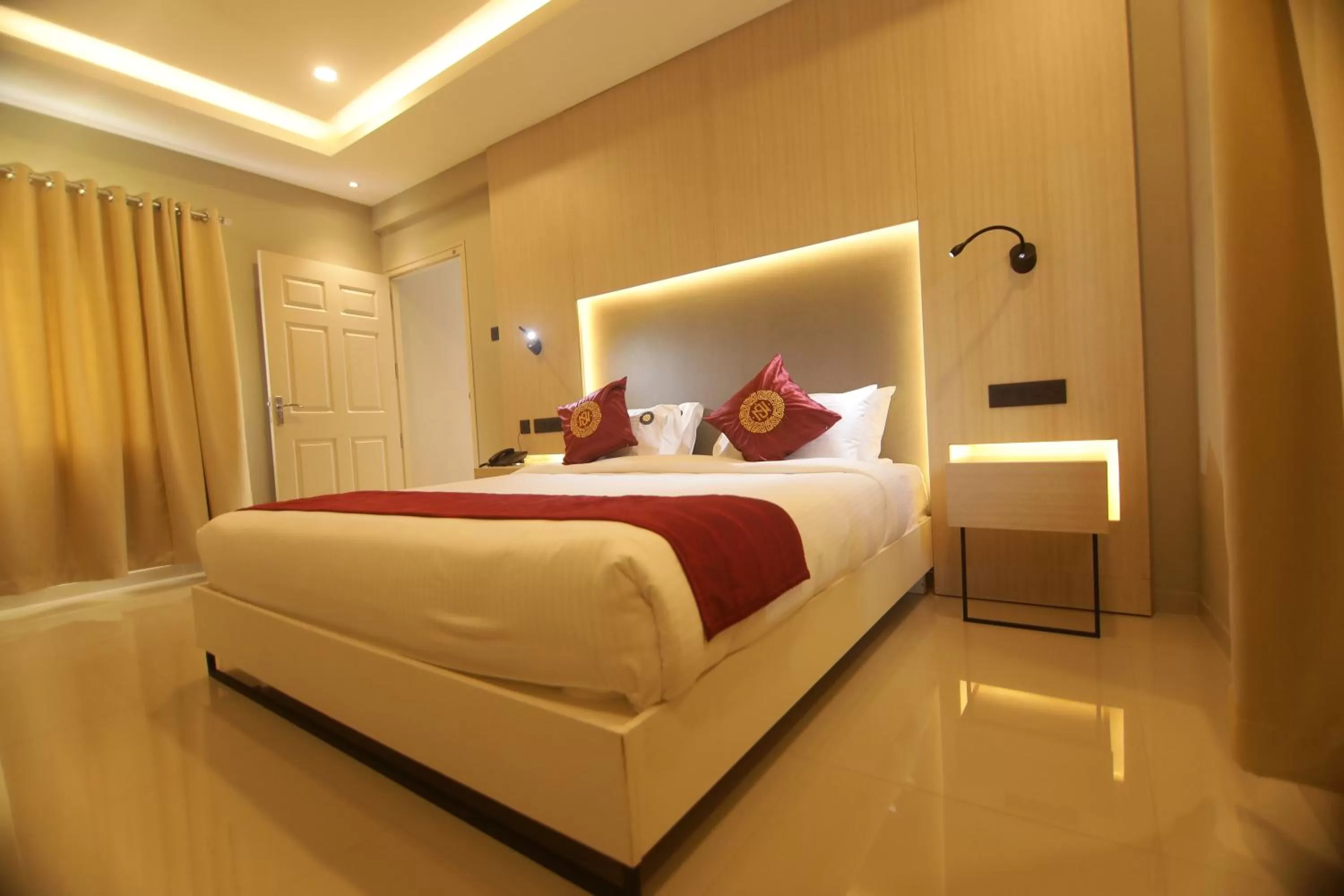 Bed in Noor jehan's Grand Noor