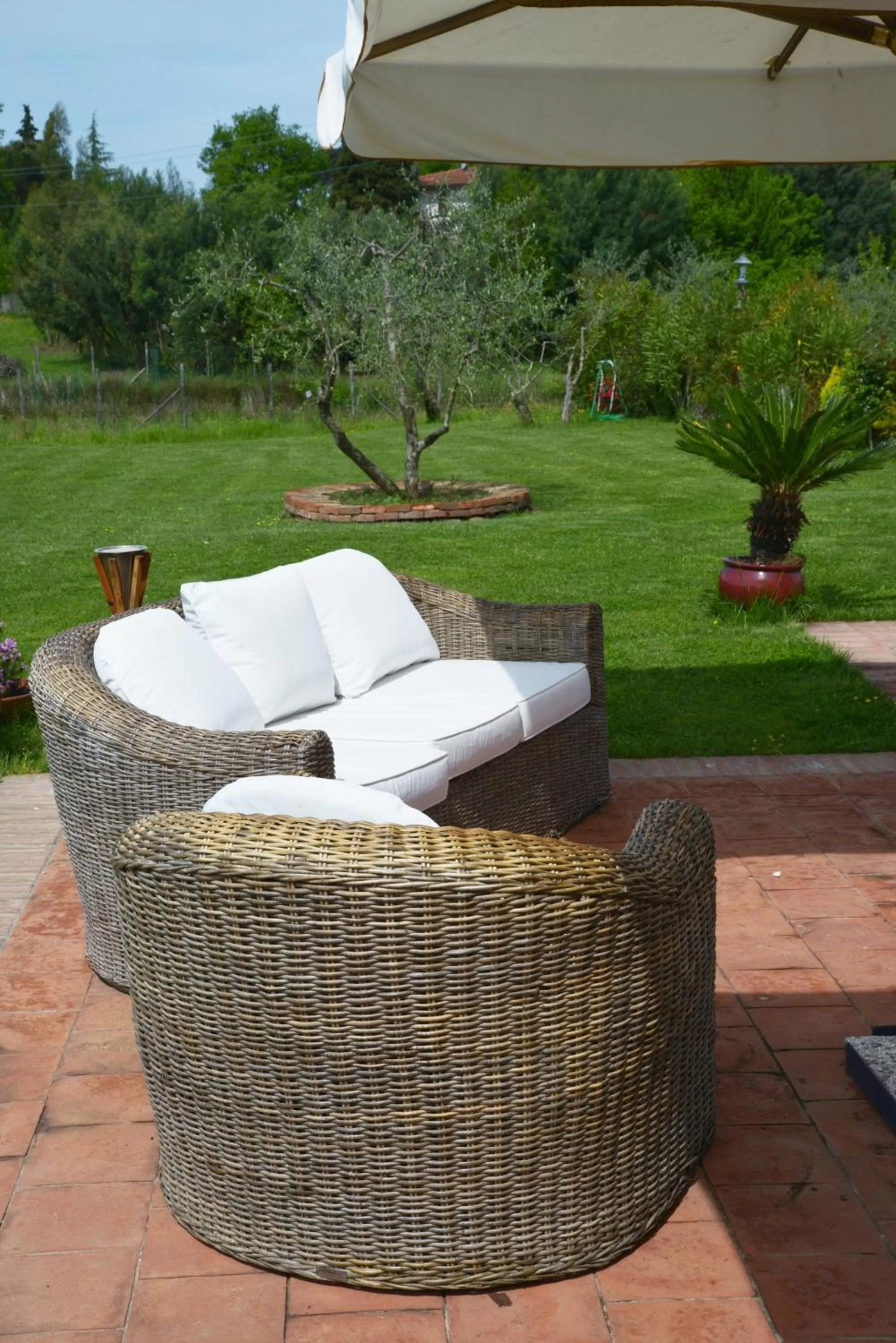Garden view in Casa Fontanino