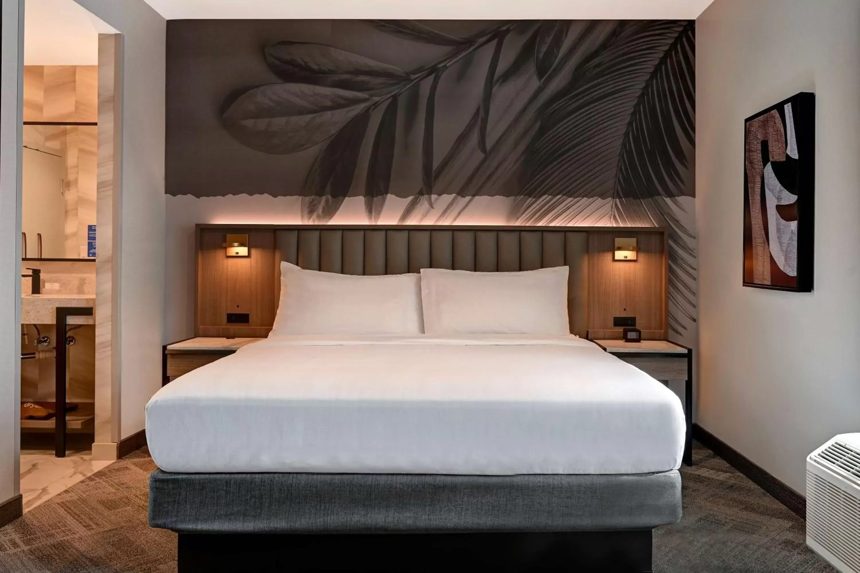 Bed in Homewood Suites by Hilton Dallas The Colony