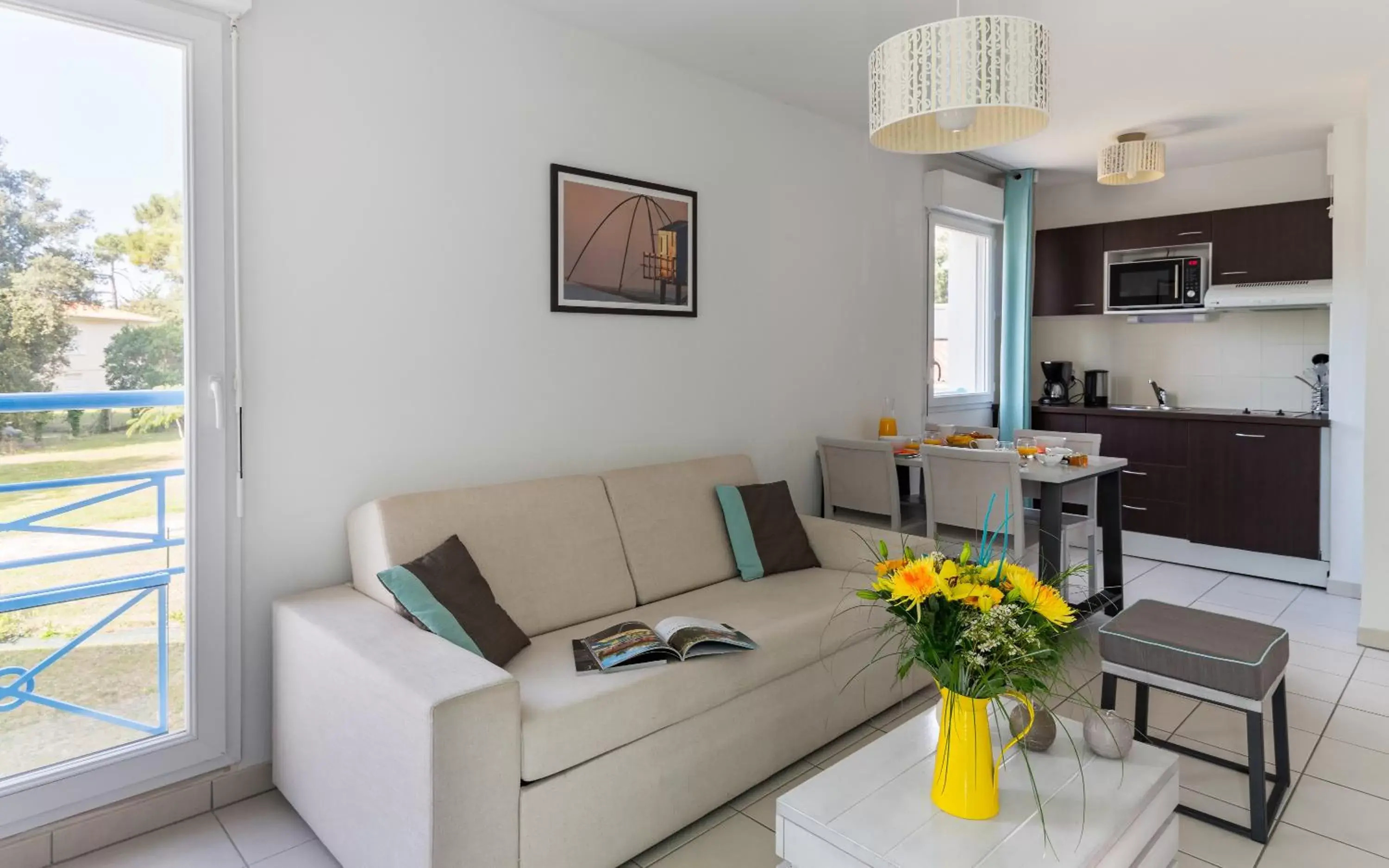 Living room in Lagrange Vacances Les Carrelets Living room in Lagrange Vacances Les Carrelets