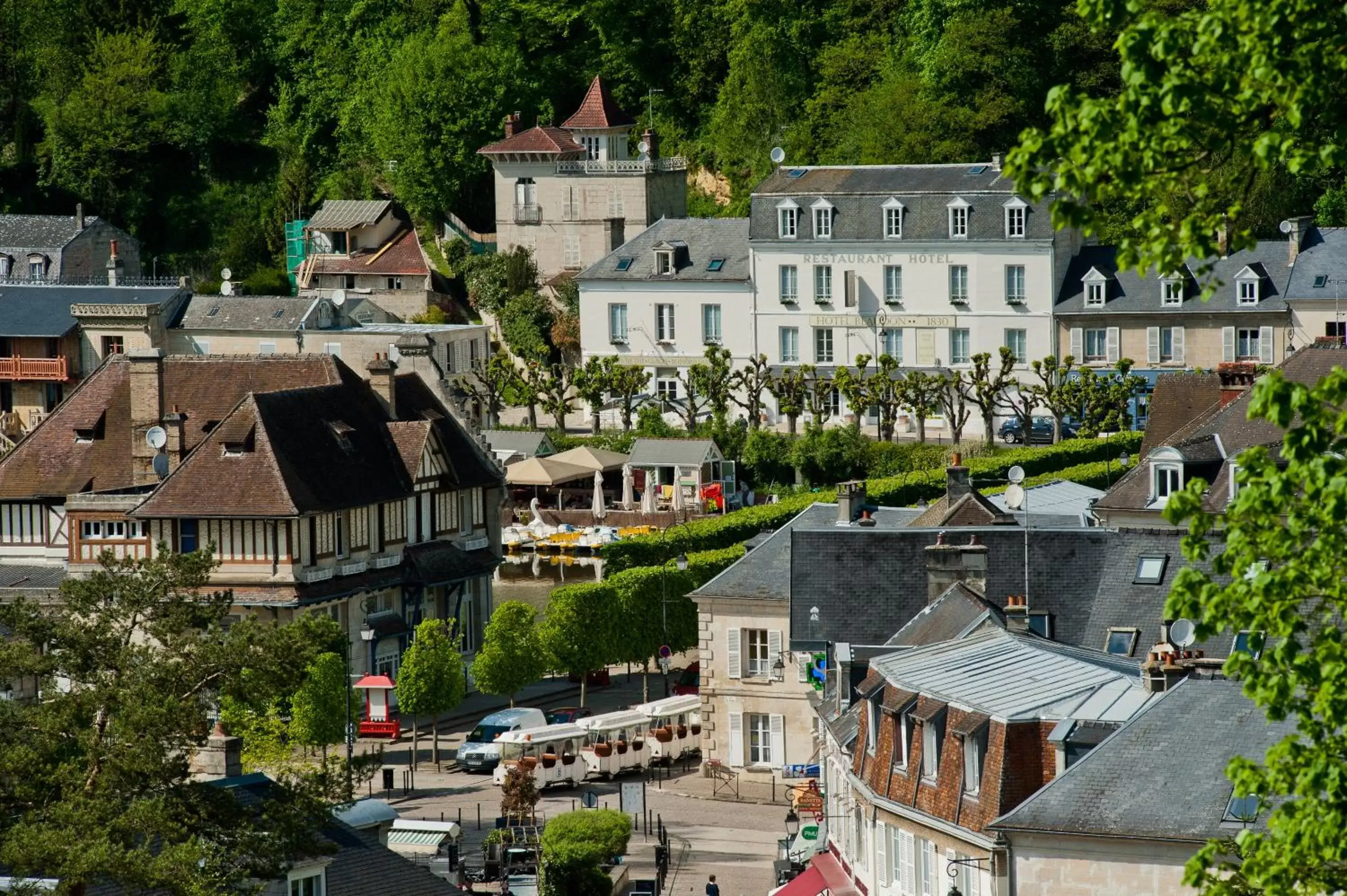 Area and facilities, Bird's-eye View in Logis Hotel Beaudon