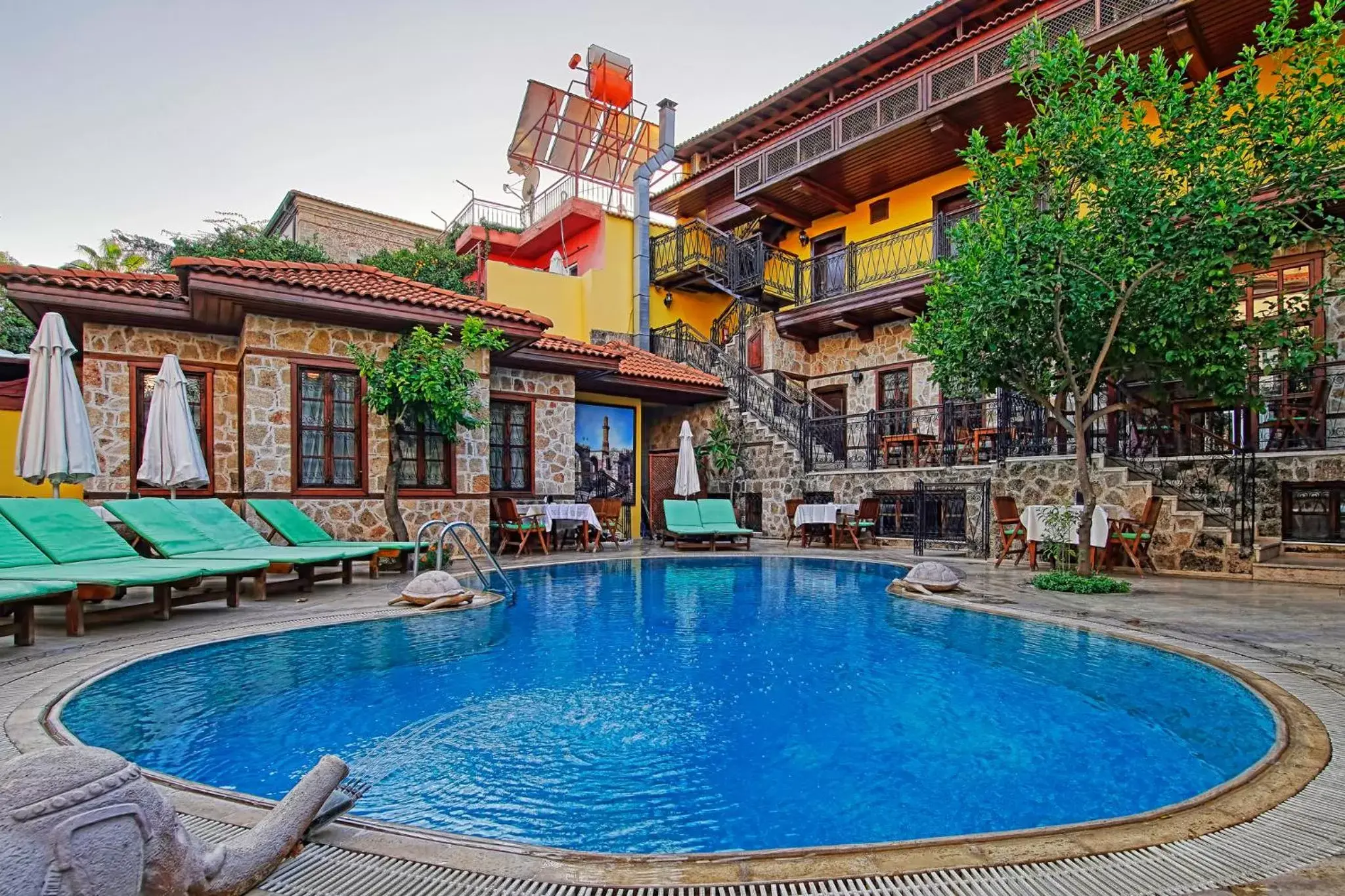 Bird's eye view, Swimming Pool in La Paloma Hotel