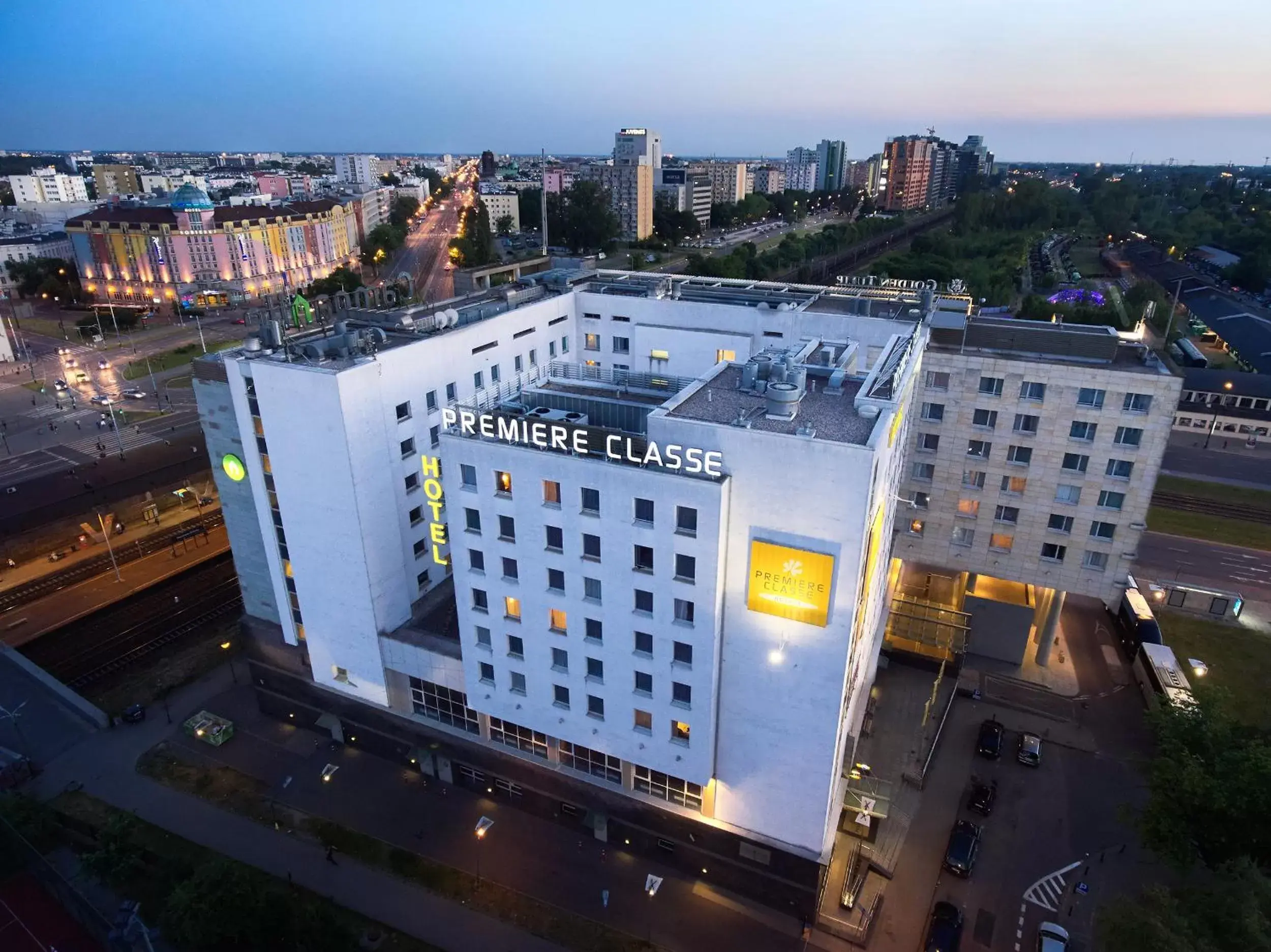 Property building, Bird's-eye View in Premiere Classe Varsovie / Warszawa