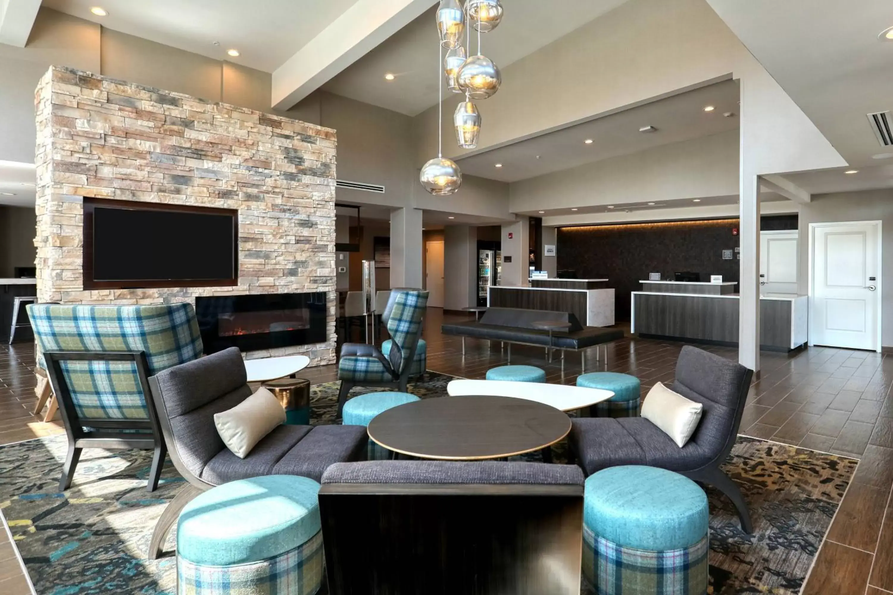 Lobby or reception, Lounge/Bar in Residence Inn by Marriott Harrisburg North