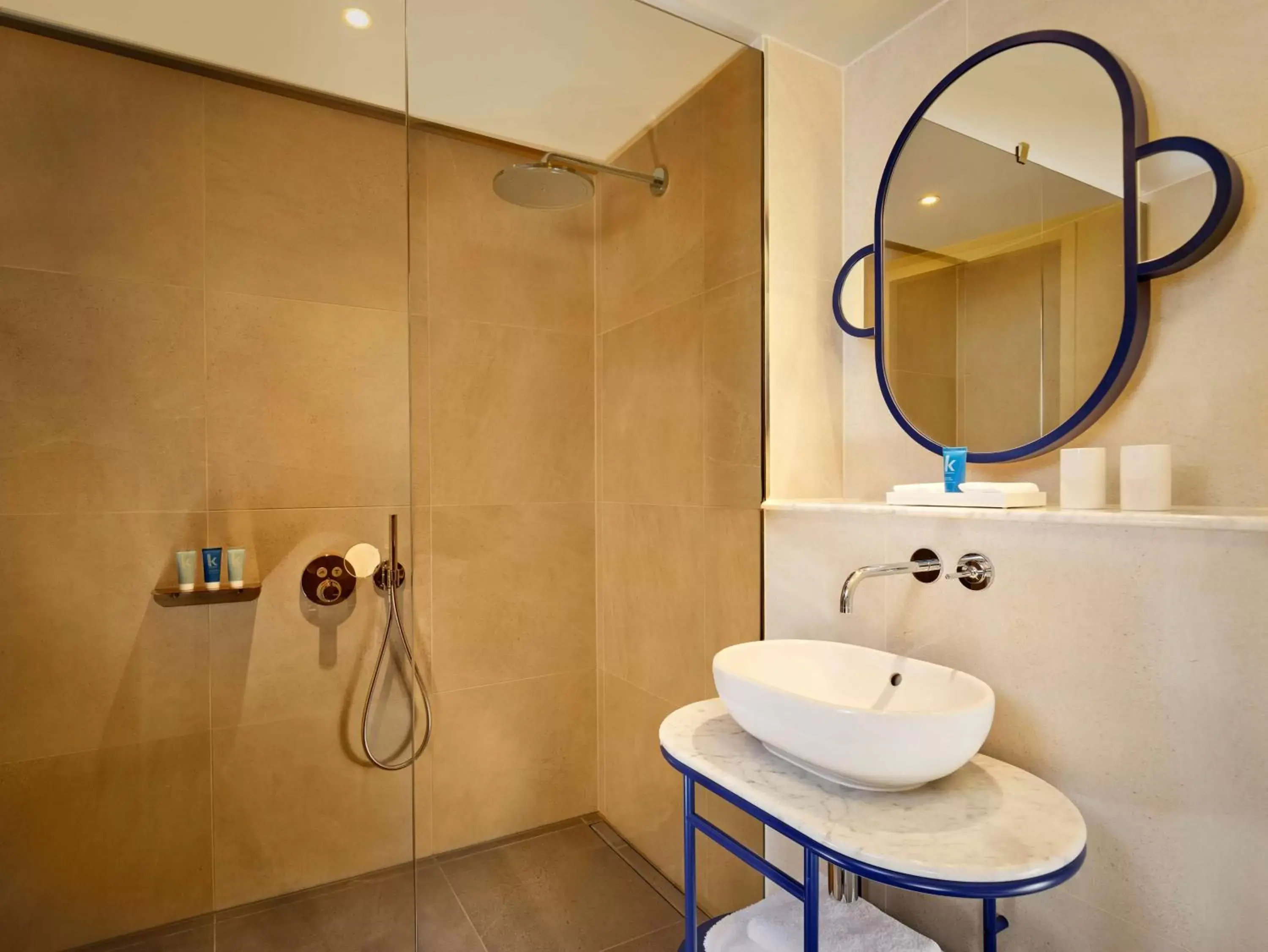 Bedroom, Bathroom in art'otel London Battersea Power Station, Powered by Radisson Hotels