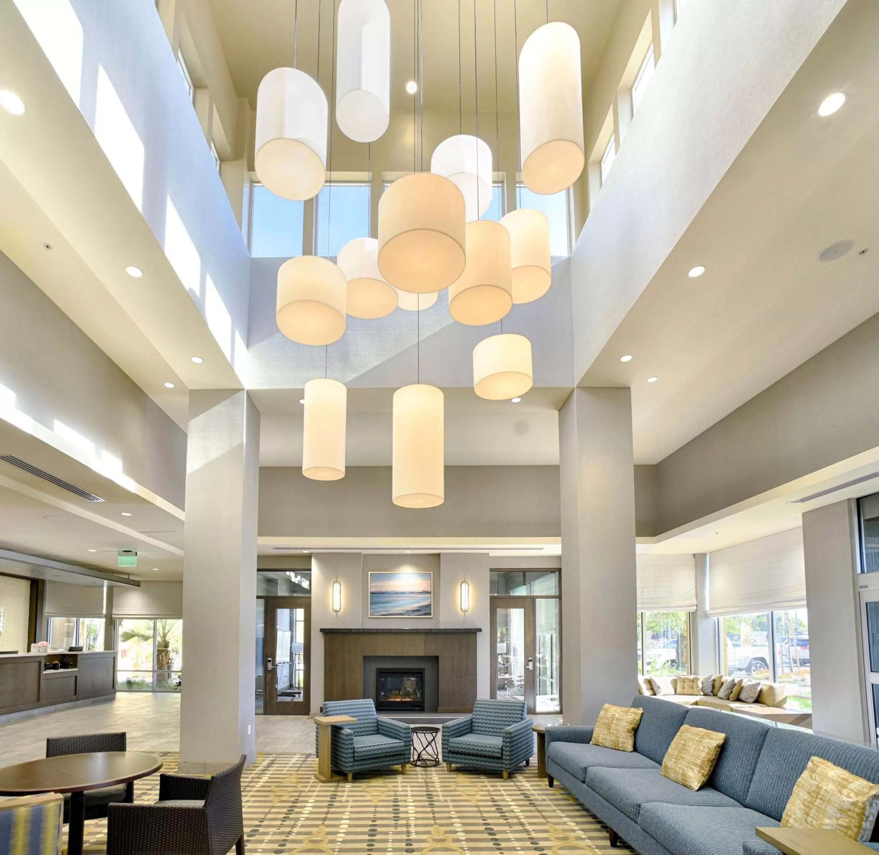 Lobby or reception in Hilton Garden Inn Santa Barbara/Goleta