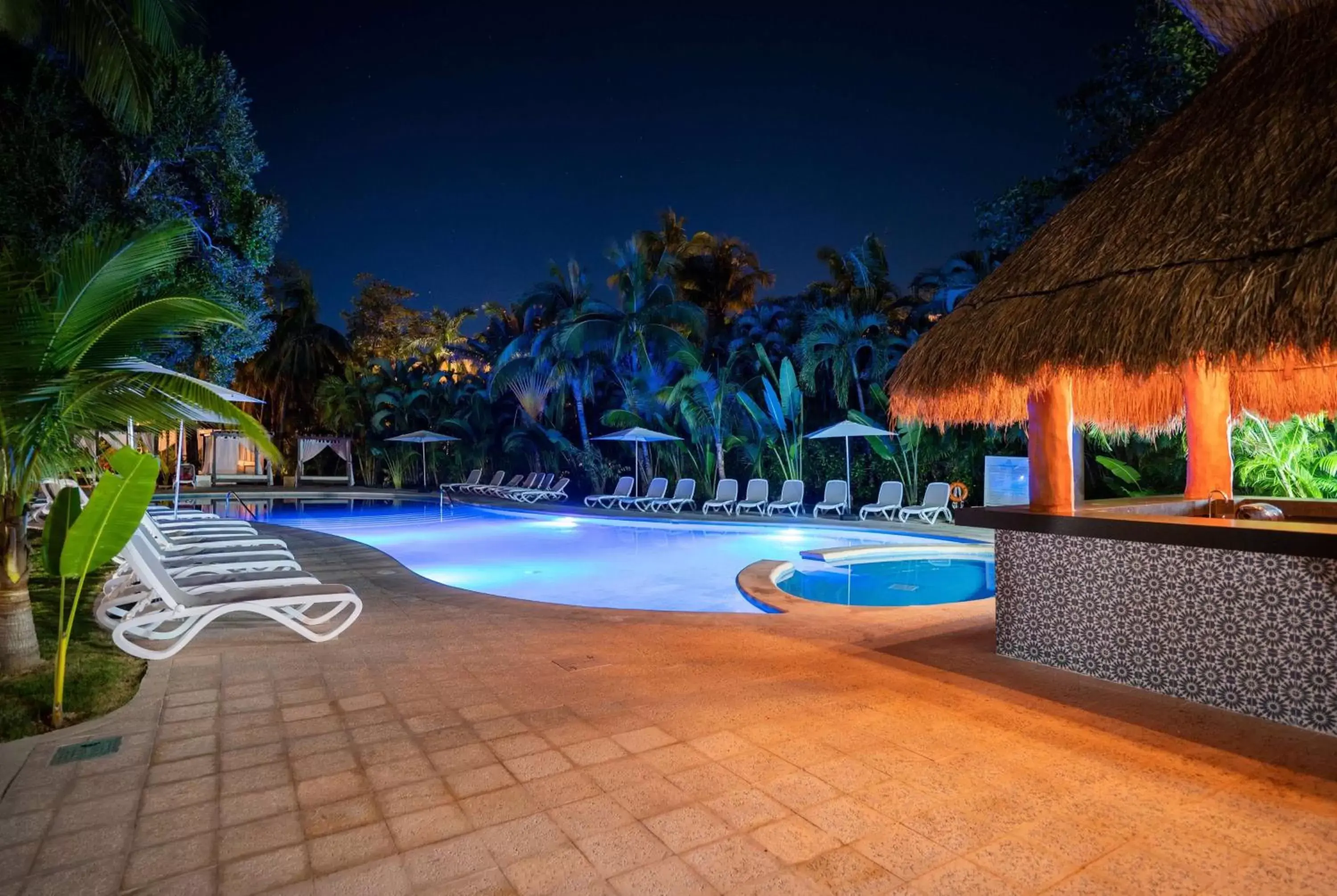 Pool view in Viva Maya by Wyndham, A Trademark All Inclusive Resort Pool view in Viva Maya by Wyndham, A Trademark All Inclusive Resort