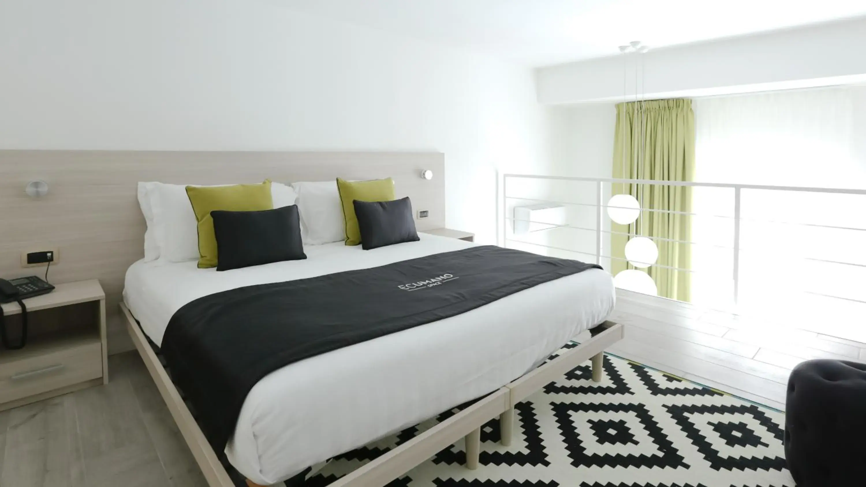 Bedroom, Bed in Ecumano Space