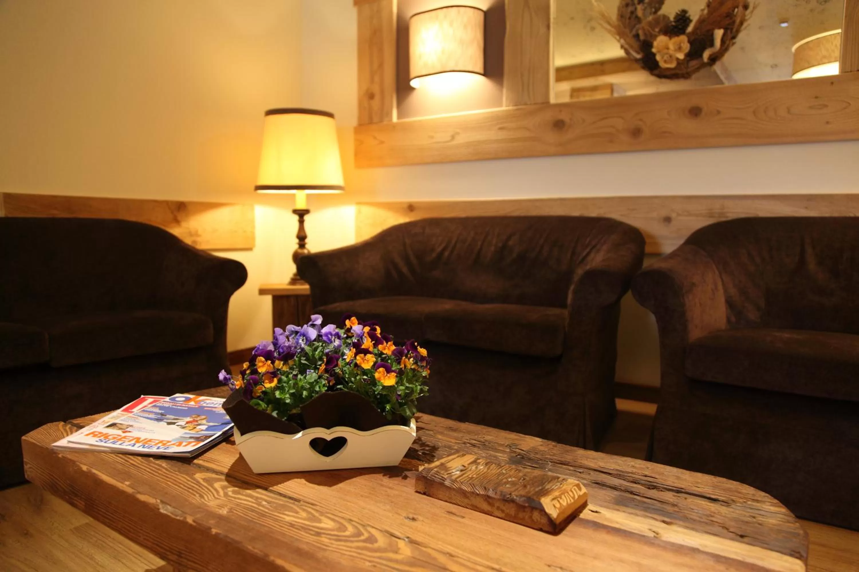 Lobby or reception in Hotel Nigritella