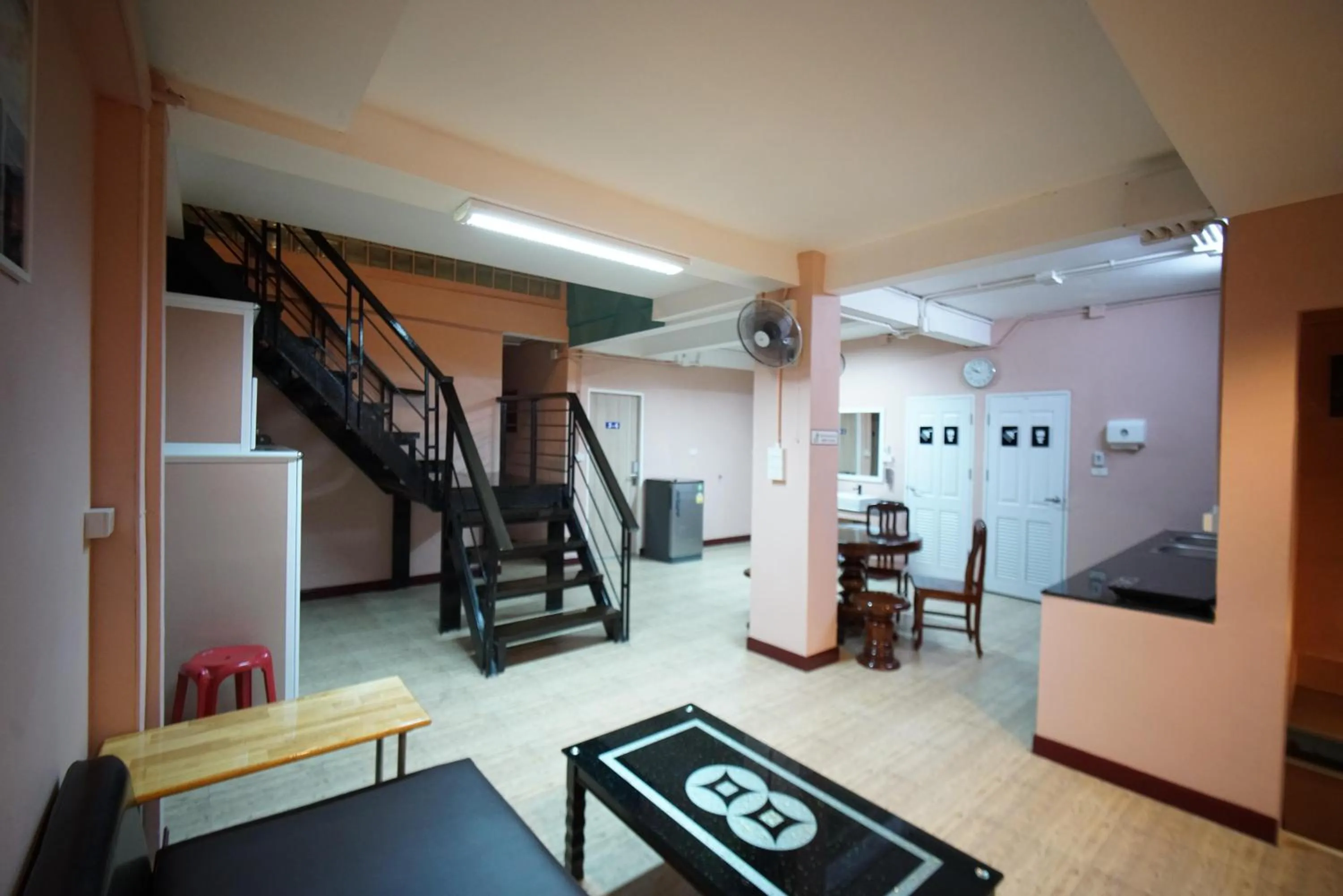 Living room in Urban Hostel Bangkok