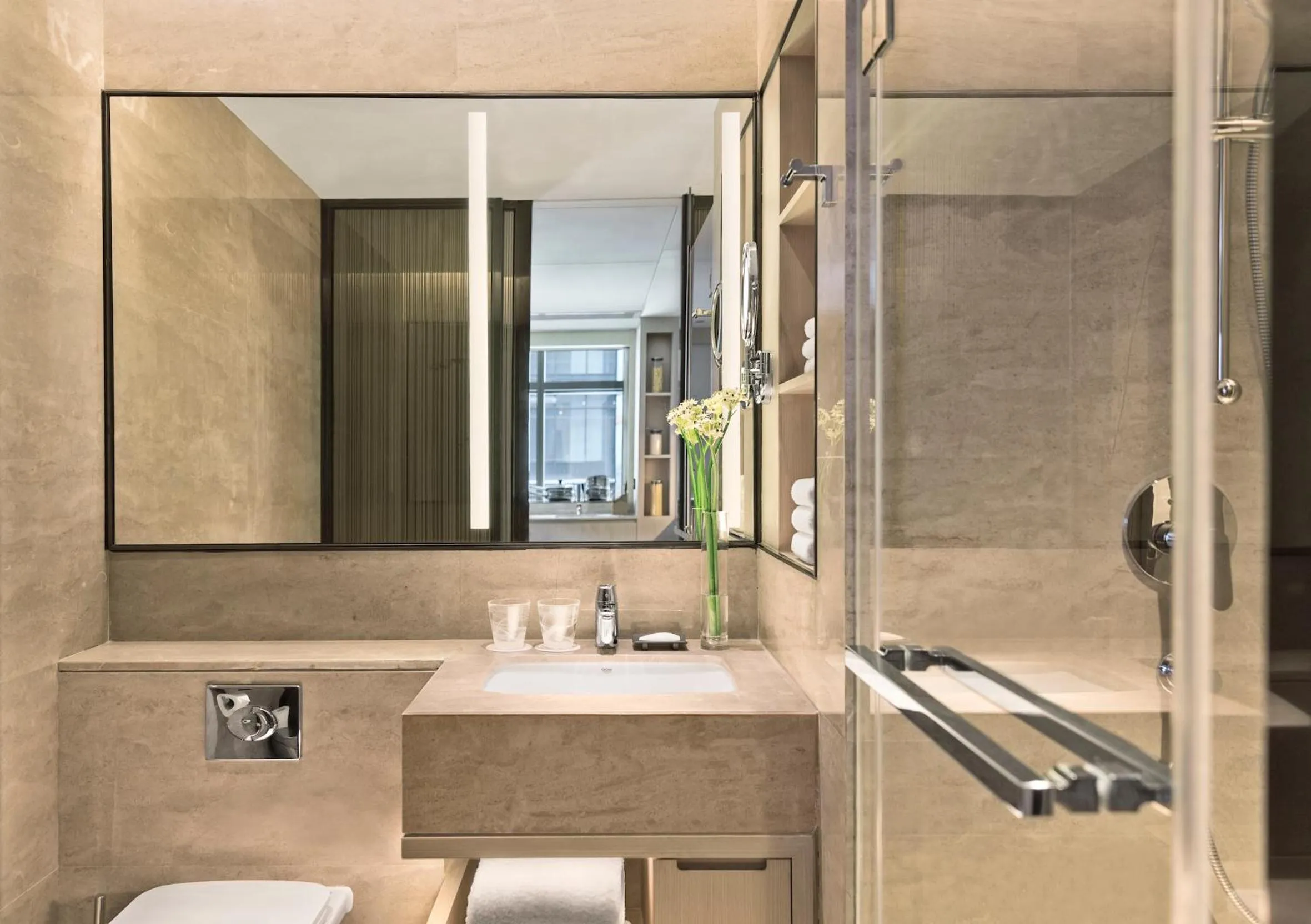 Toilet in Marriott Executive Apartments Hangzhou Yuhang