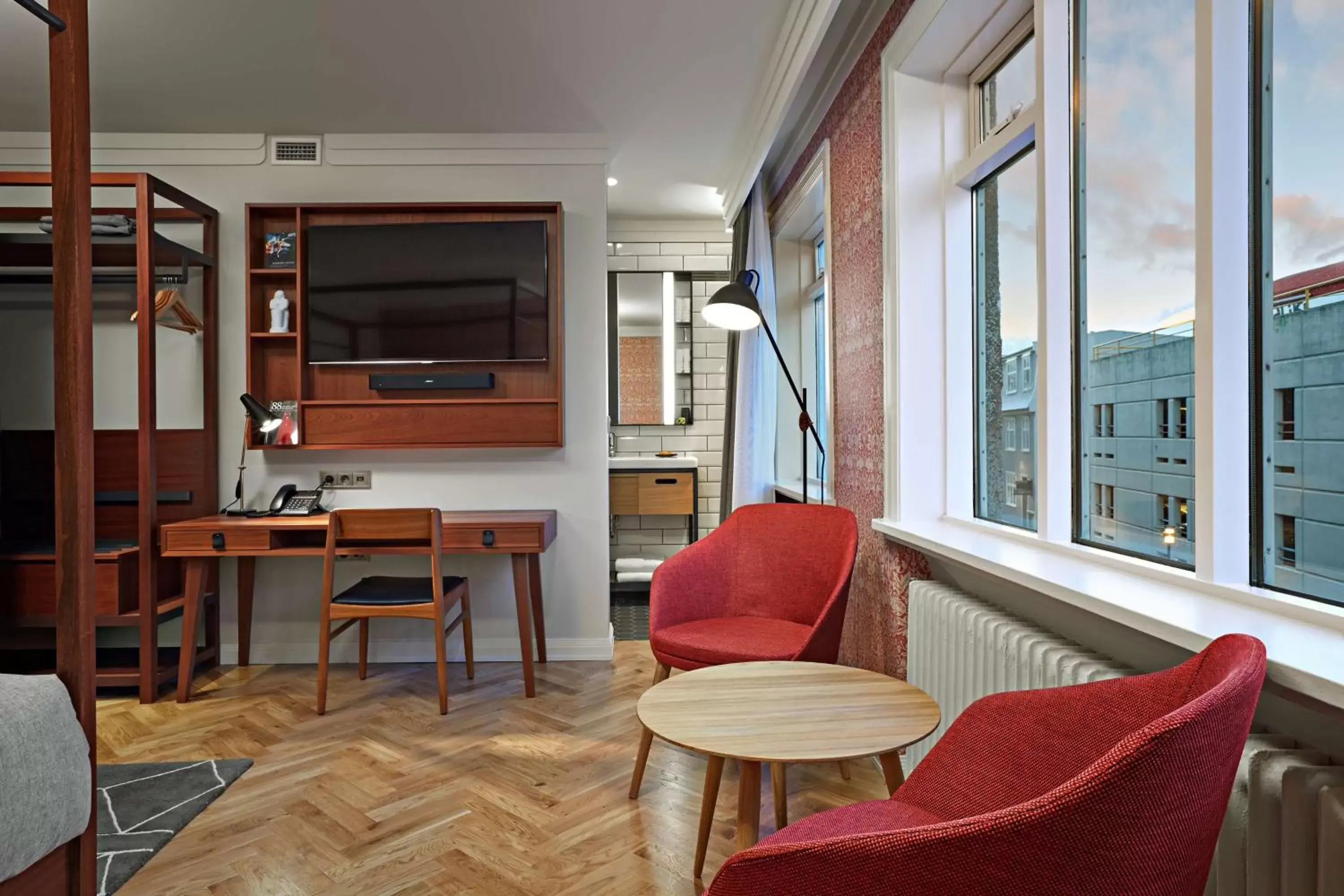 Bedroom, Seating Area in Canopy by Hilton Reykjavik City Centre