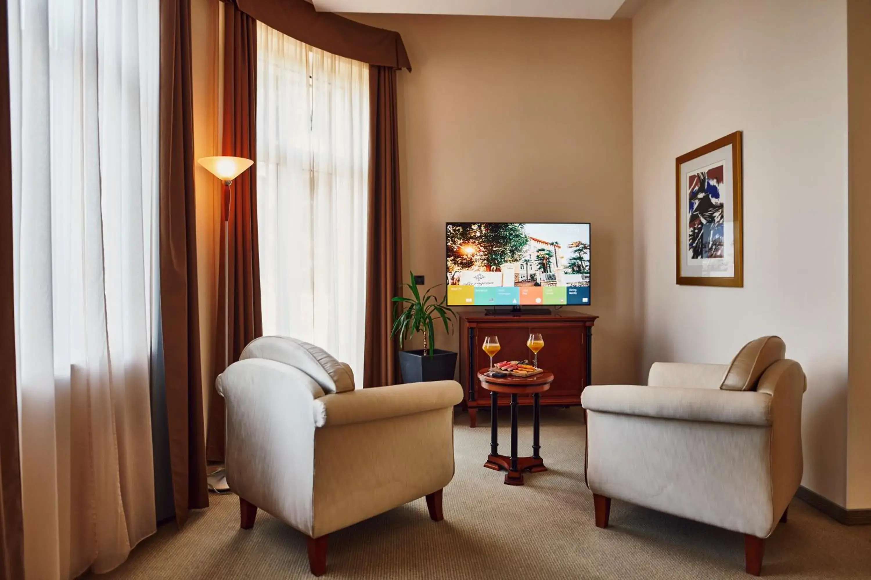 Seating Area in Hotel Villa Eugenia