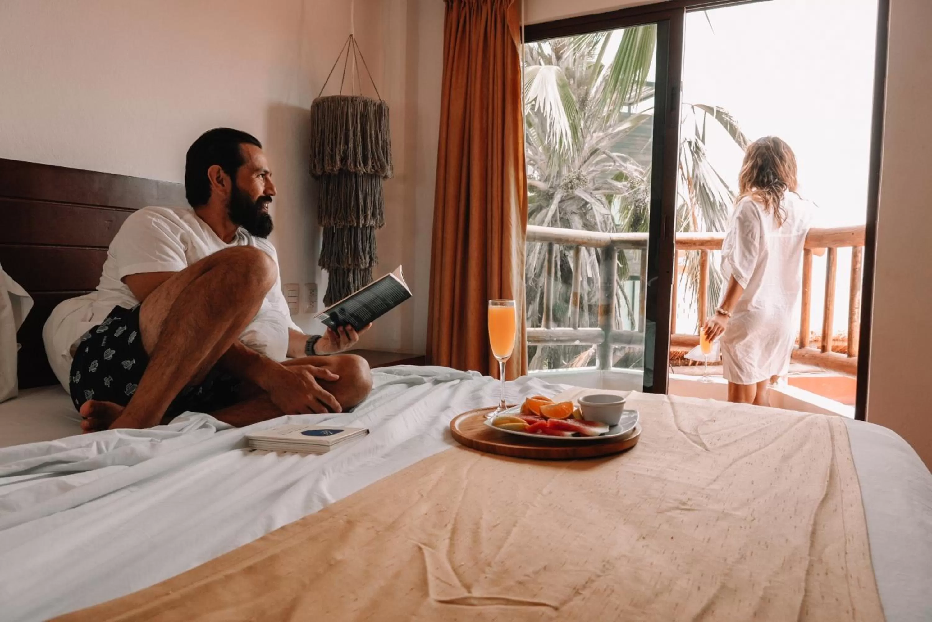 People, Bed in Hotel Rio Lagartos