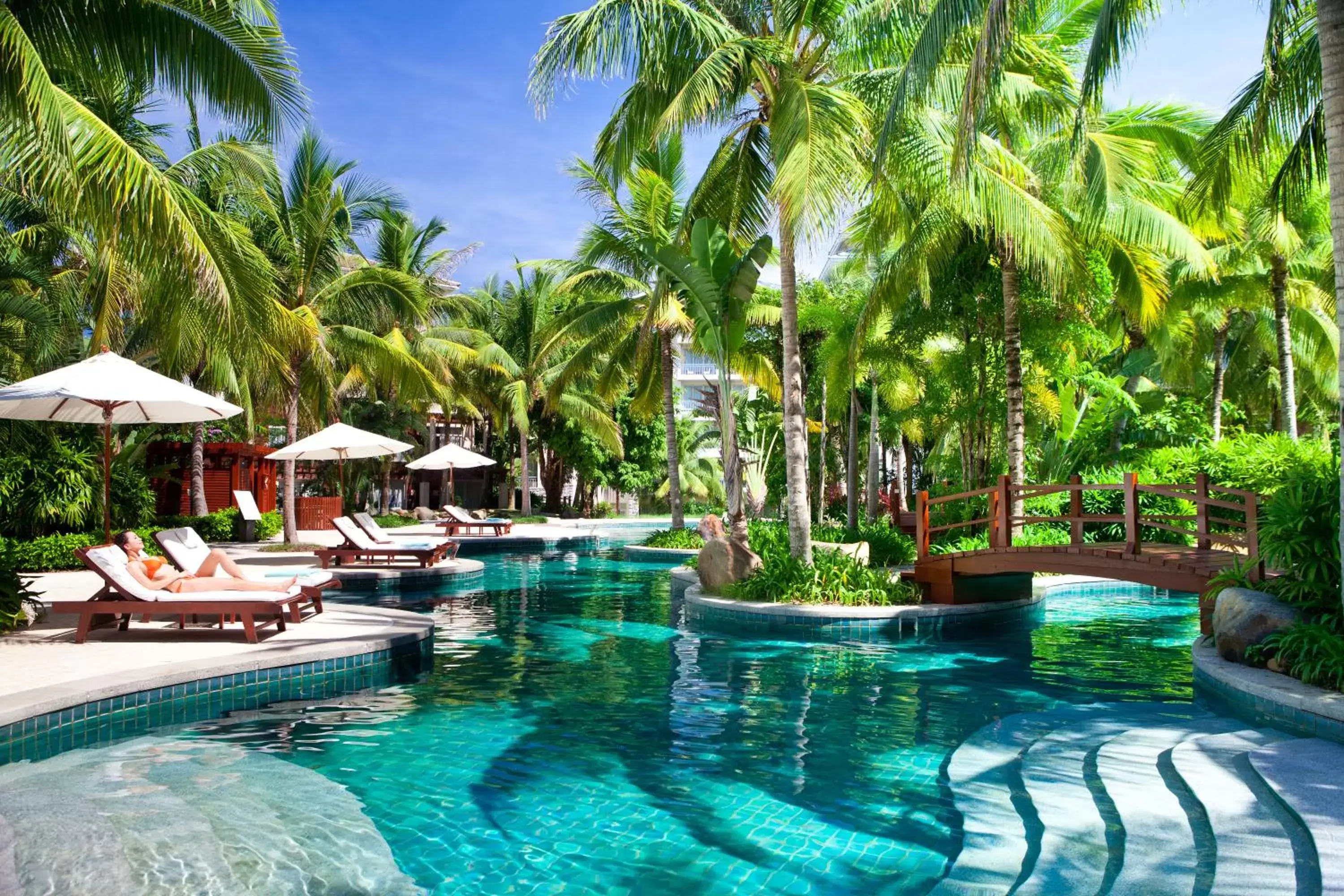 Pool view, Swimming Pool in Huayu Resort & Spa Yalong Bay Sanya