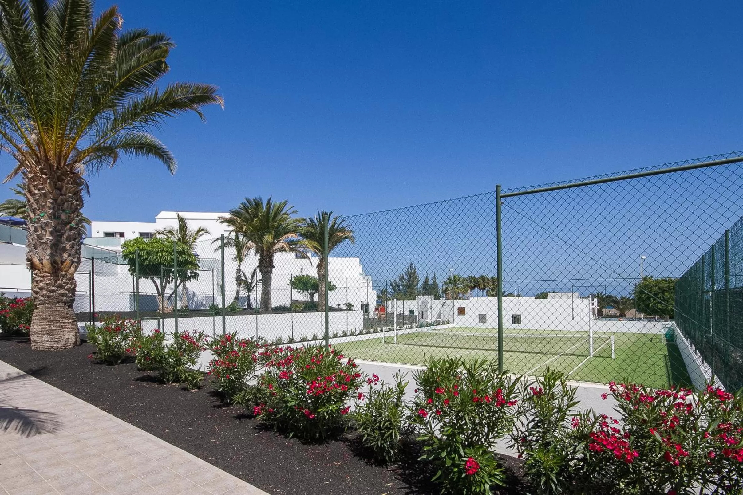 Tennis court in Hotel Lanzarote Village