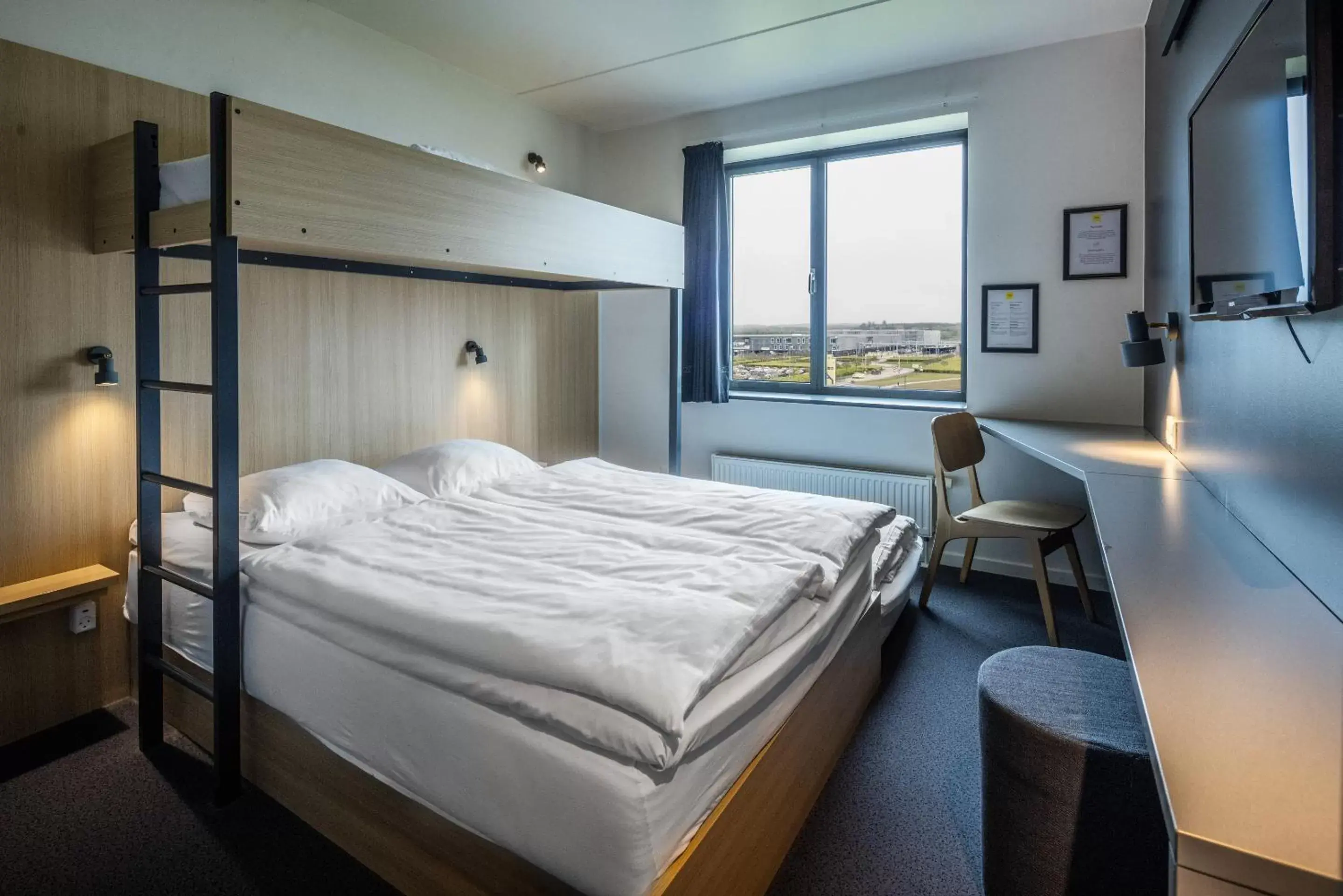 Bed in Billund Airport Hotel