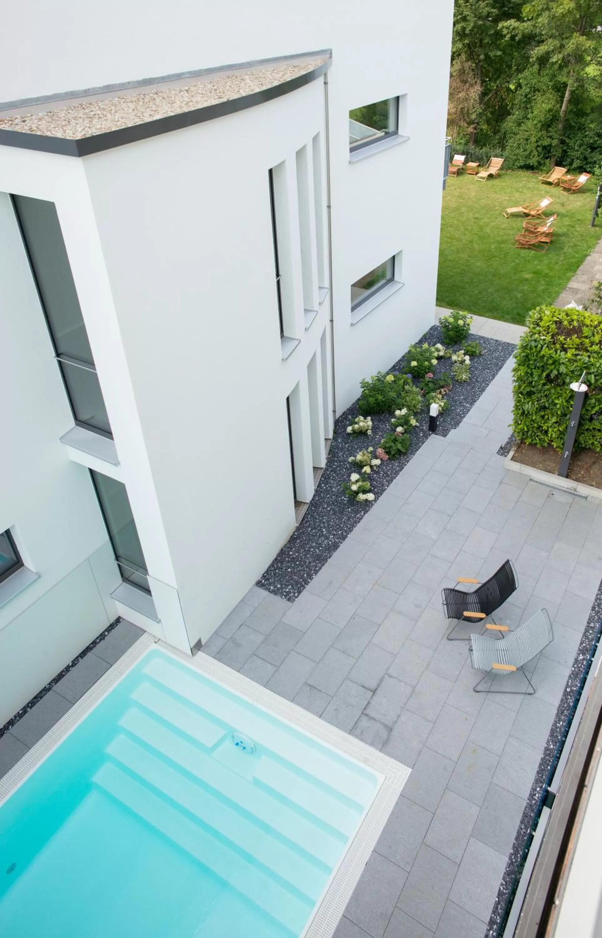 Swimming pool in Das Eckert - Lifestyle Design Hotel & Fine Dining bei Basel (Grenzach)