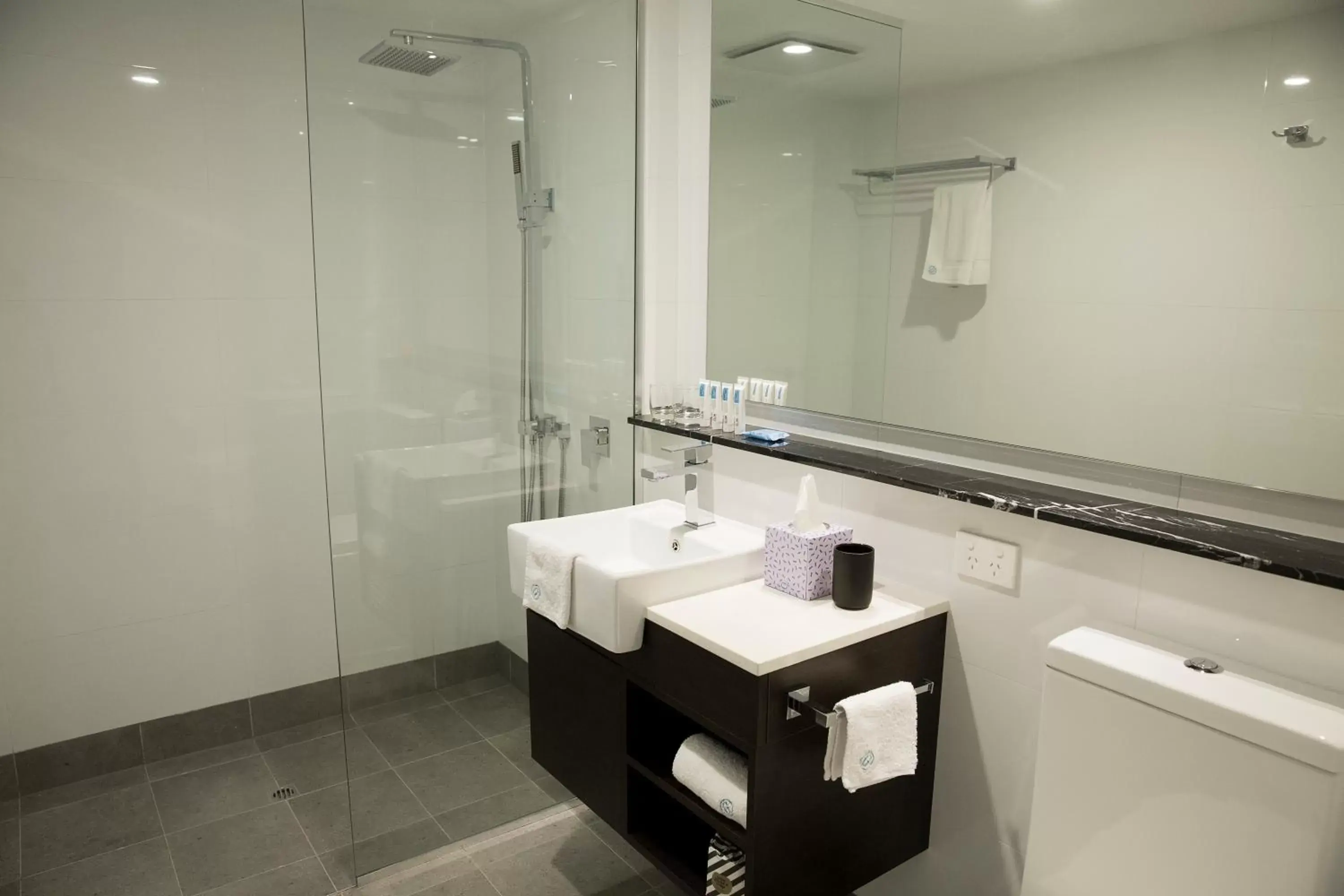 Shower, Bathroom in The Gerald Apartment Hotel