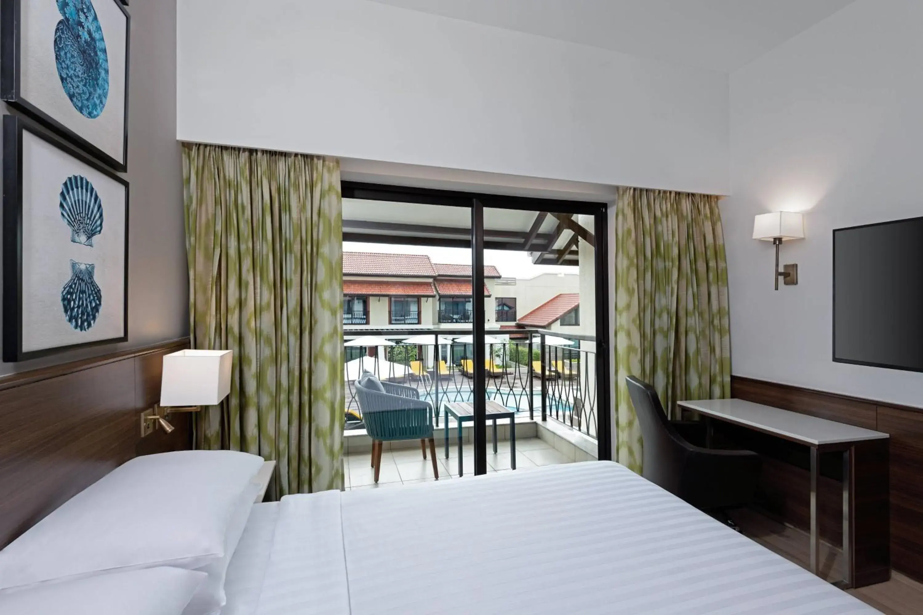 Swimming pool, Bed in Fairfield by Marriott Goa Benaulim