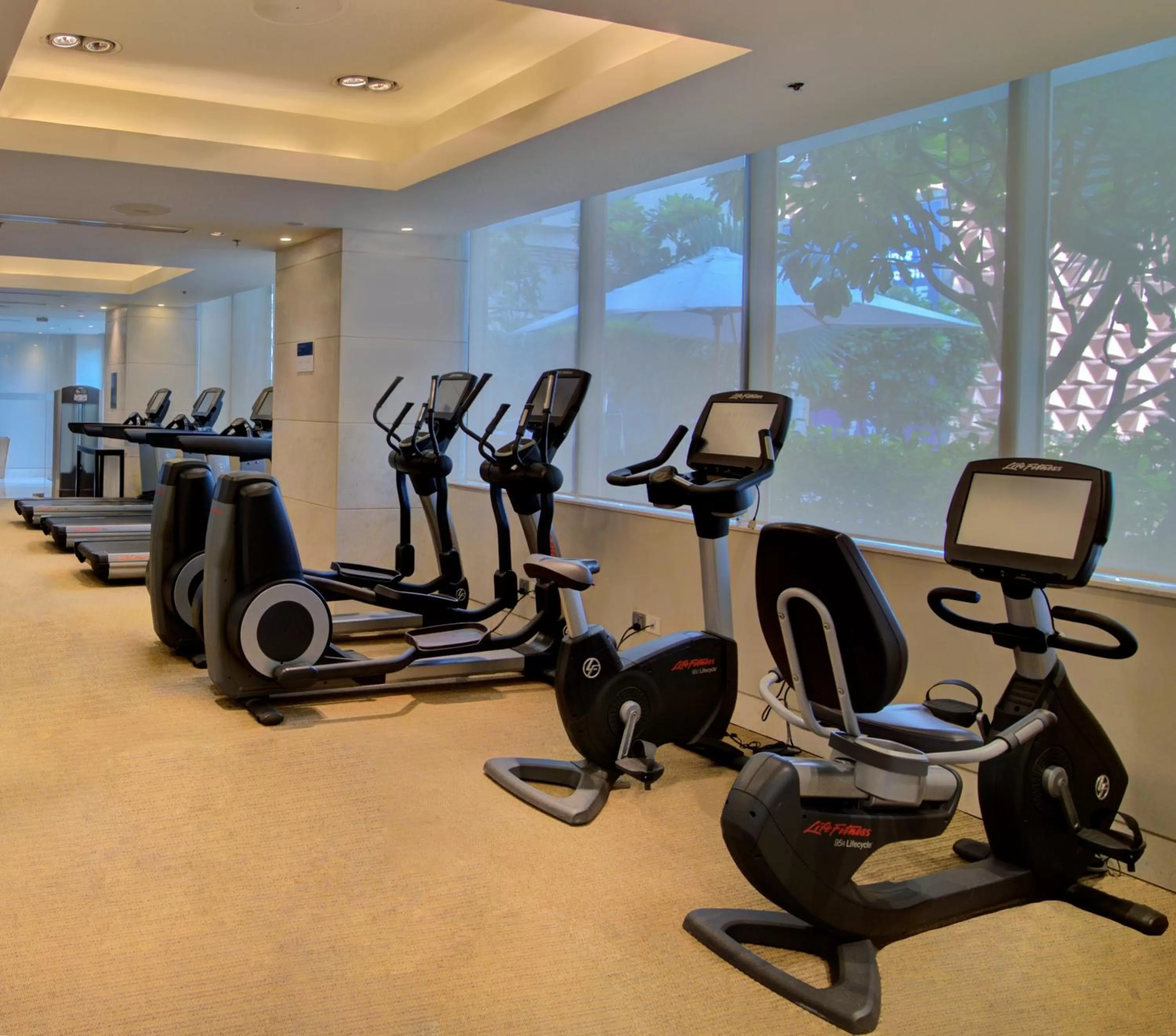 Fitness centre/facilities in Hyatt Ahmedabad