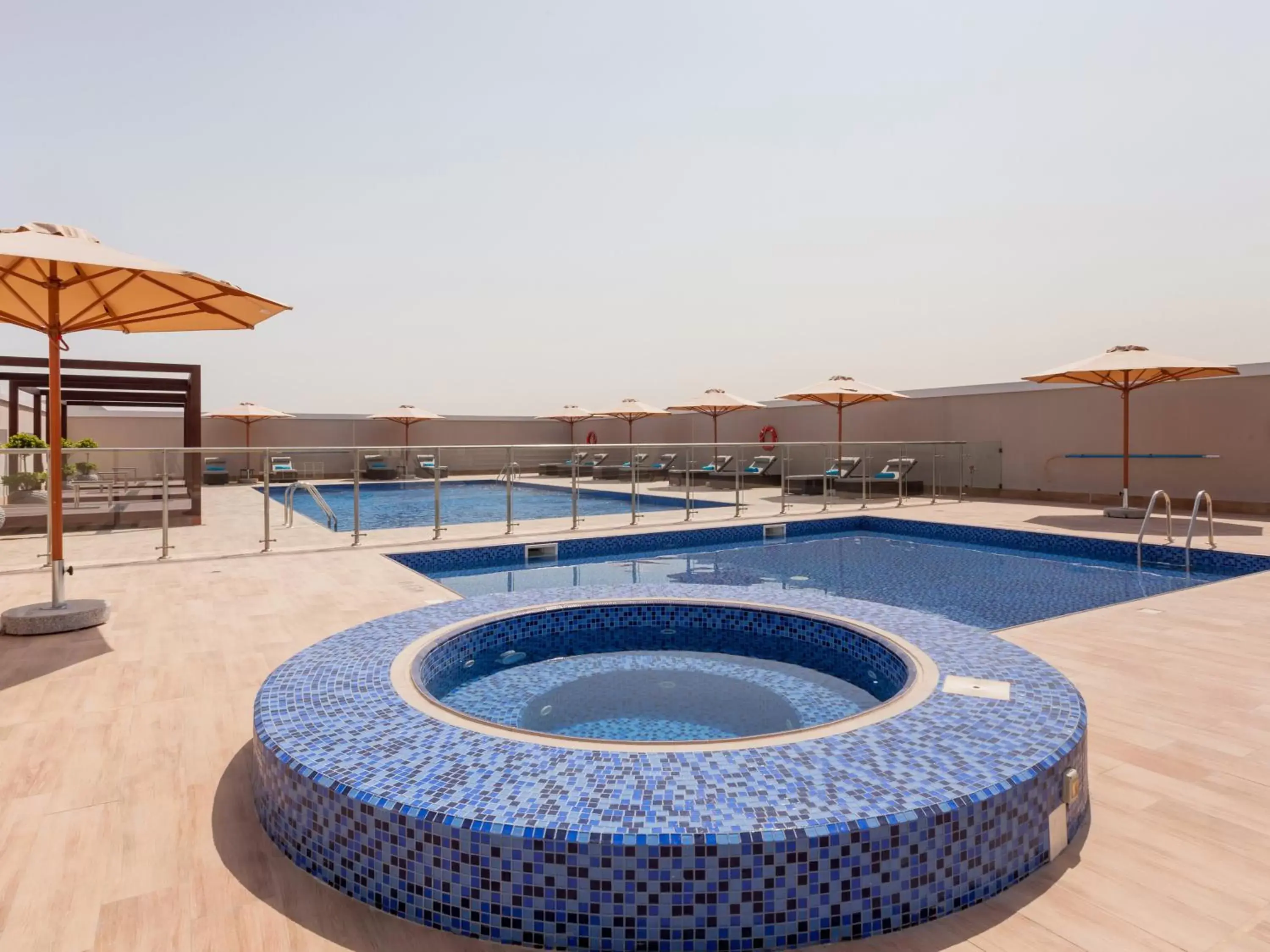 Swimming Pool in Flora Inn Hotel Dubai Airport