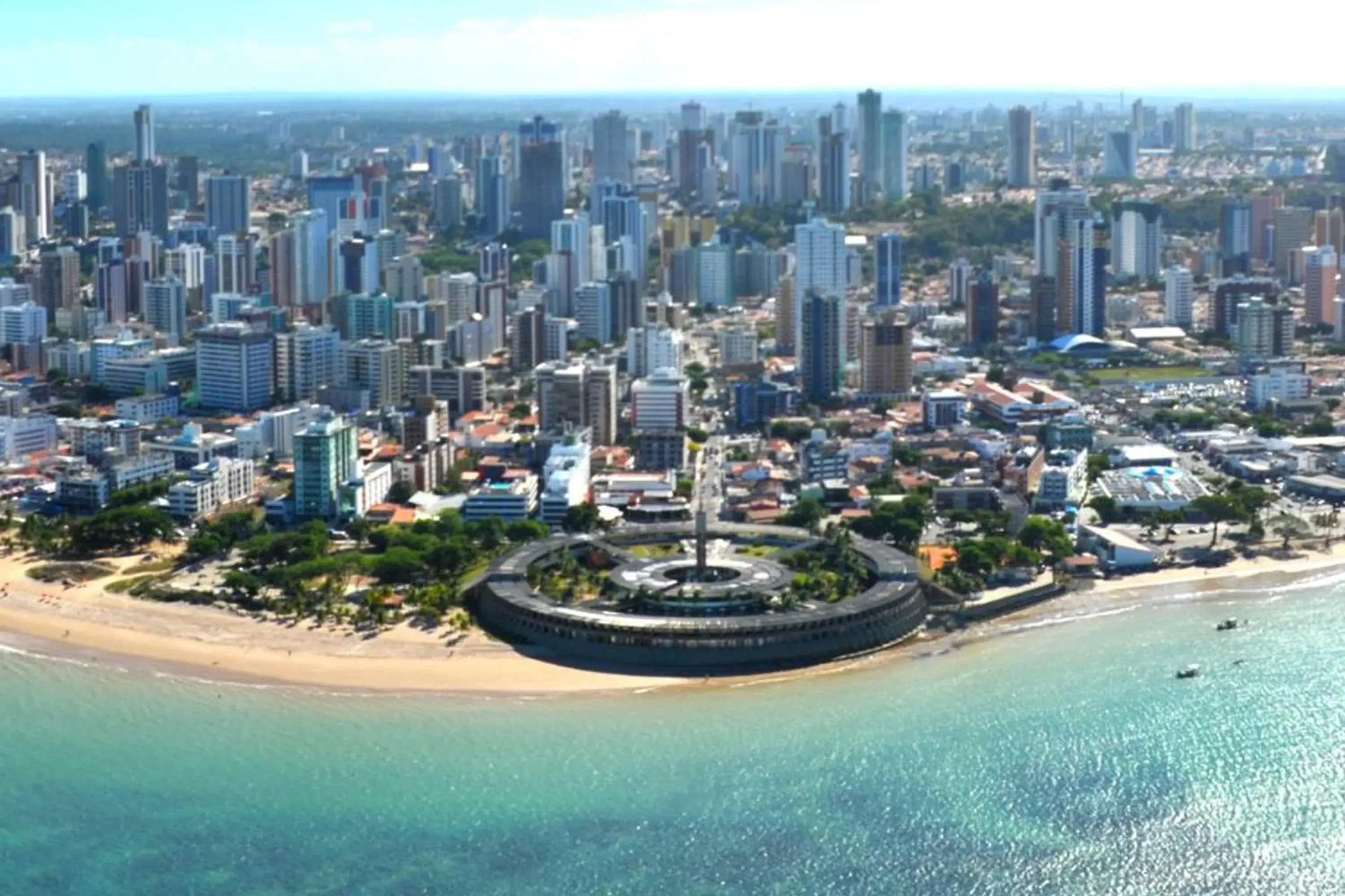 Beach, Bird's-eye View in João Pessoa Hplus Beach