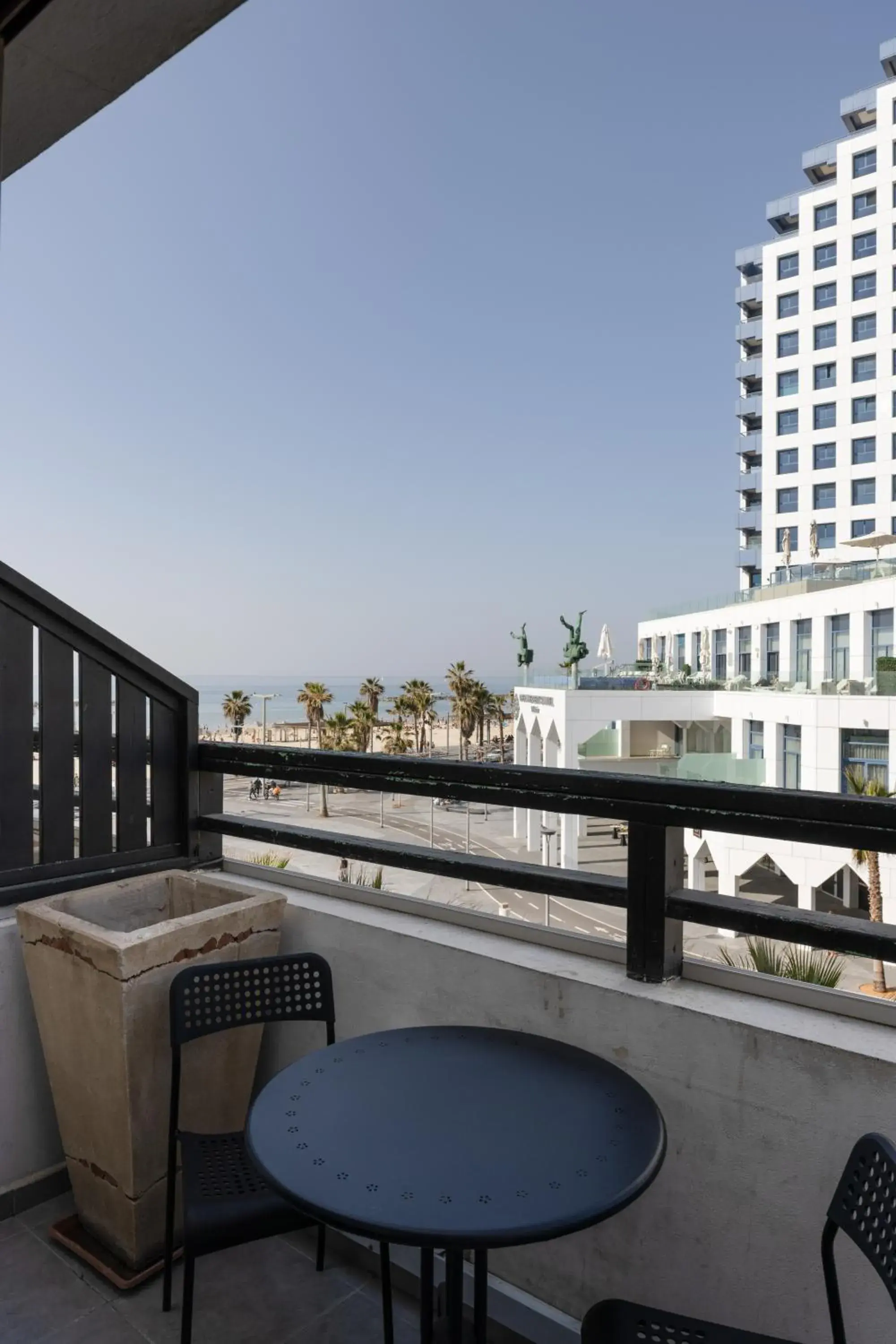 View (from property/room), Balcony/Terrace in Liber Tel Aviv Sea Shore Suites