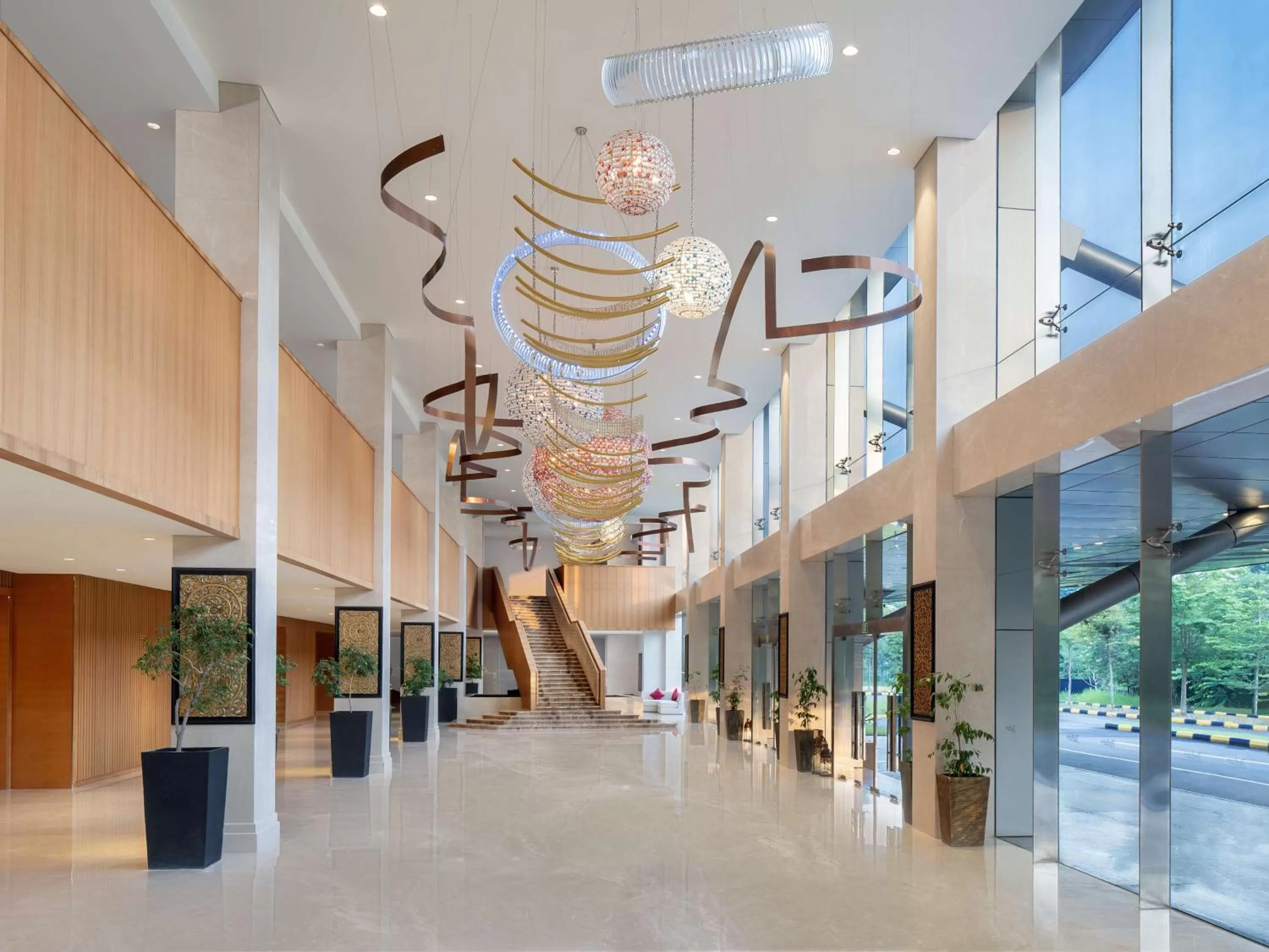 Lobby or reception in Radisson Golf & Convention Center Batam