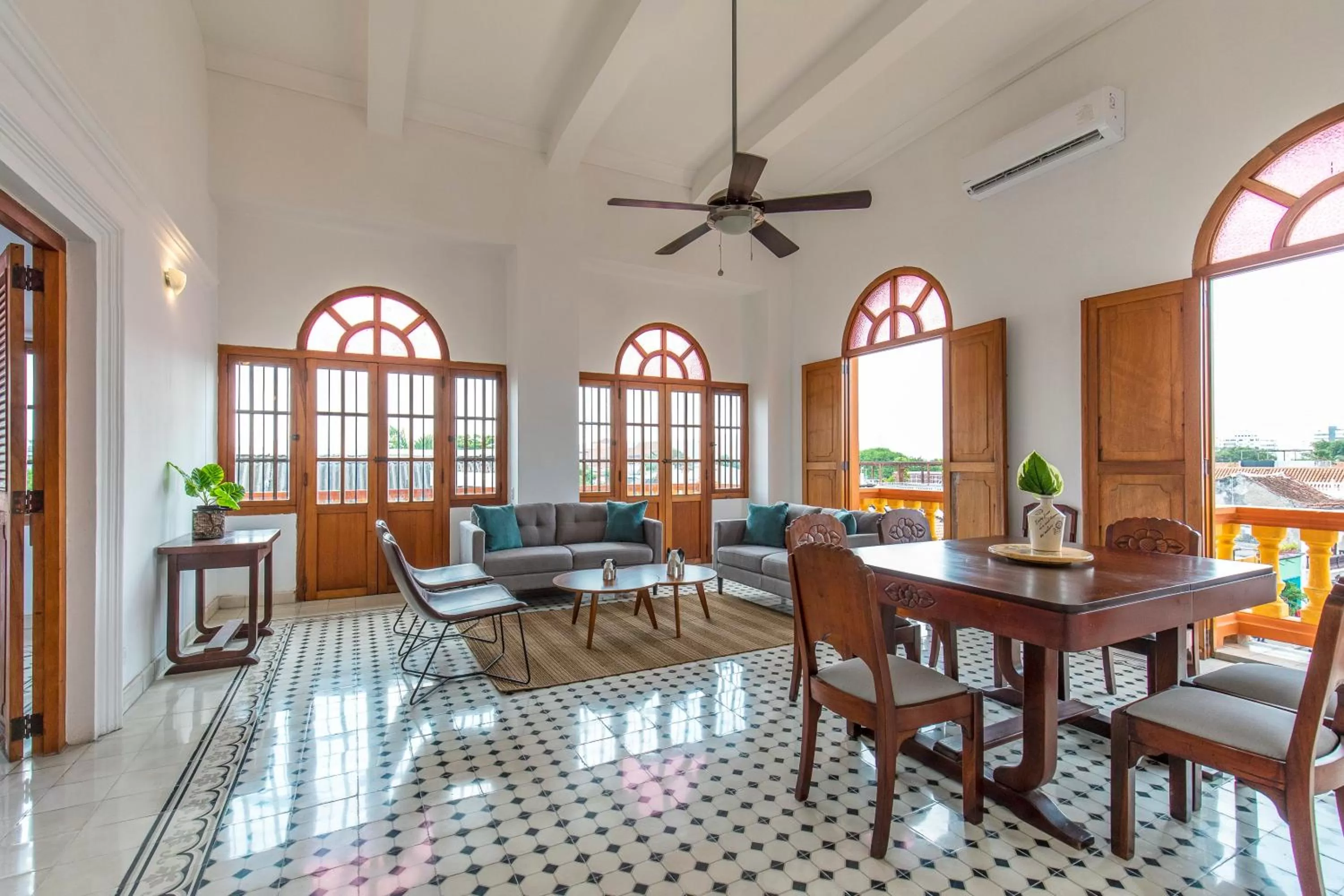 Living room in Casa Morales Getsemaní