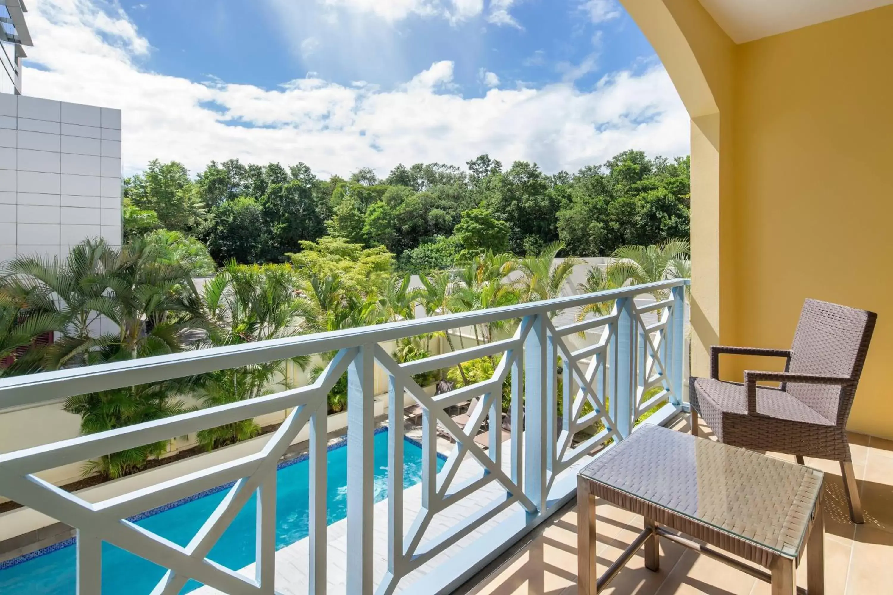 Bedroom, Balcony/Terrace in Courtyard by Marriott Port of Spain