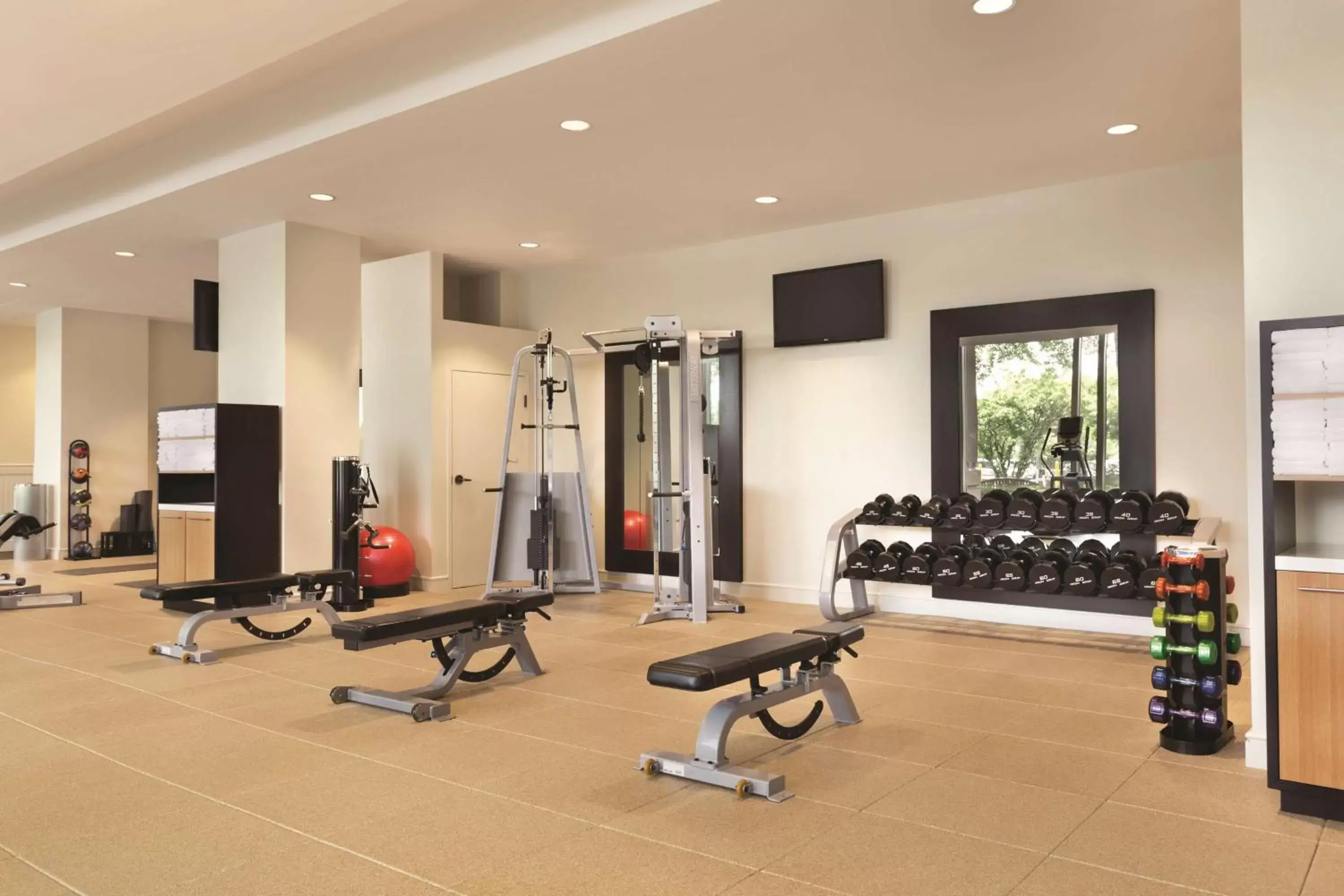 Fitness centre/facilities, Fitness Center/Facilities in Hilton Boston Logan Airport